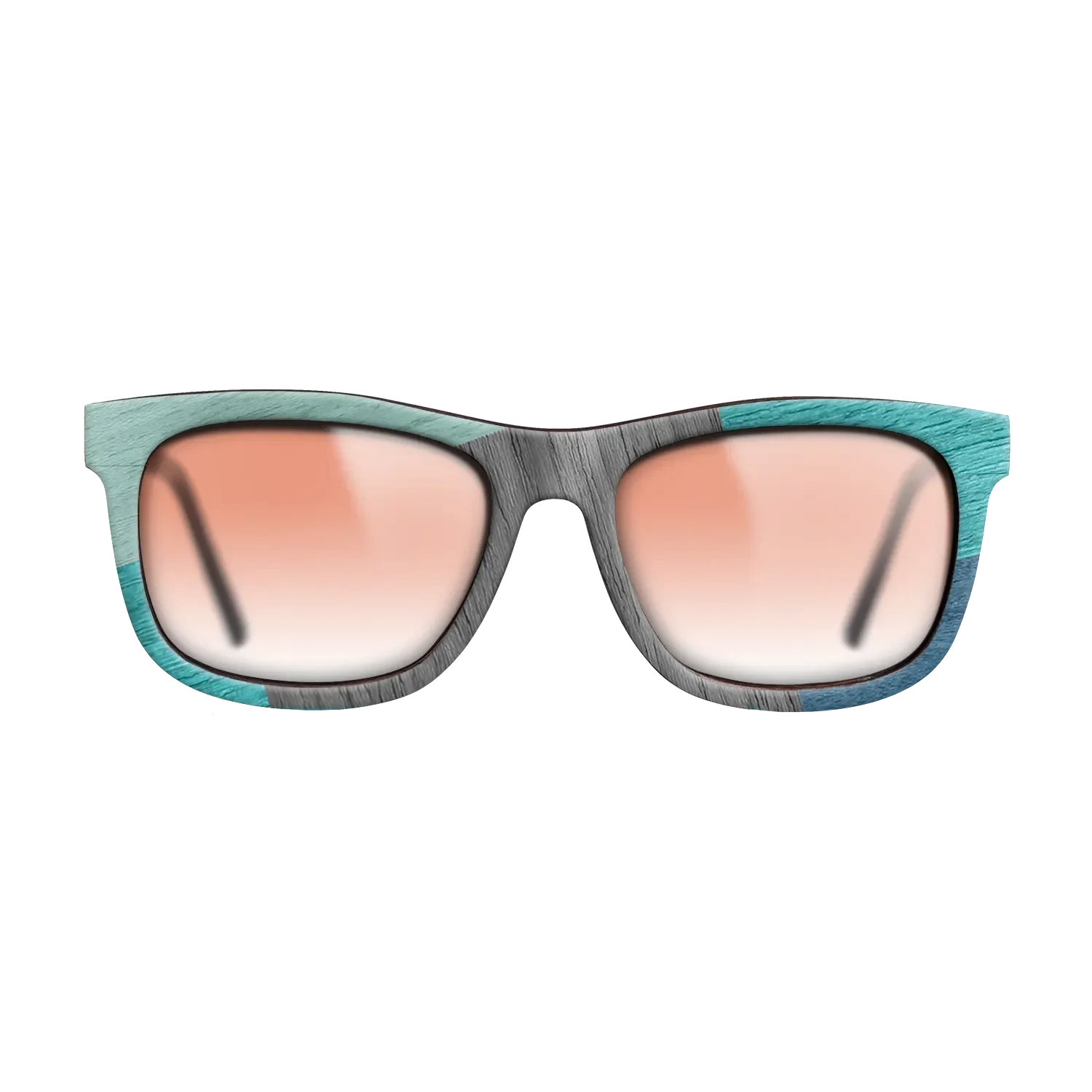 Poplar Dyed: Baby Blue,Poplar Dyed: Turquoise,Grey Oak,Poplar Dyed: Blue Denim: Mosaic - The Hero - Square - 1777 - SIRIS wood optic