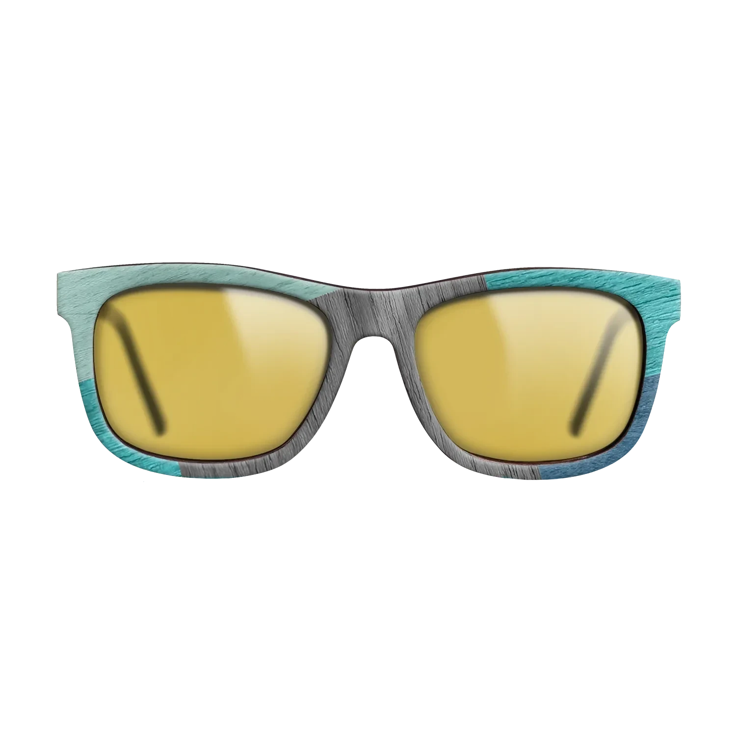 Poplar Dyed: Baby Blue,Poplar Dyed: Turquoise,Grey Oak,Poplar Dyed: Blue Denim: Mosaic - The Hero - Square - 1777 - SIRIS wood optic