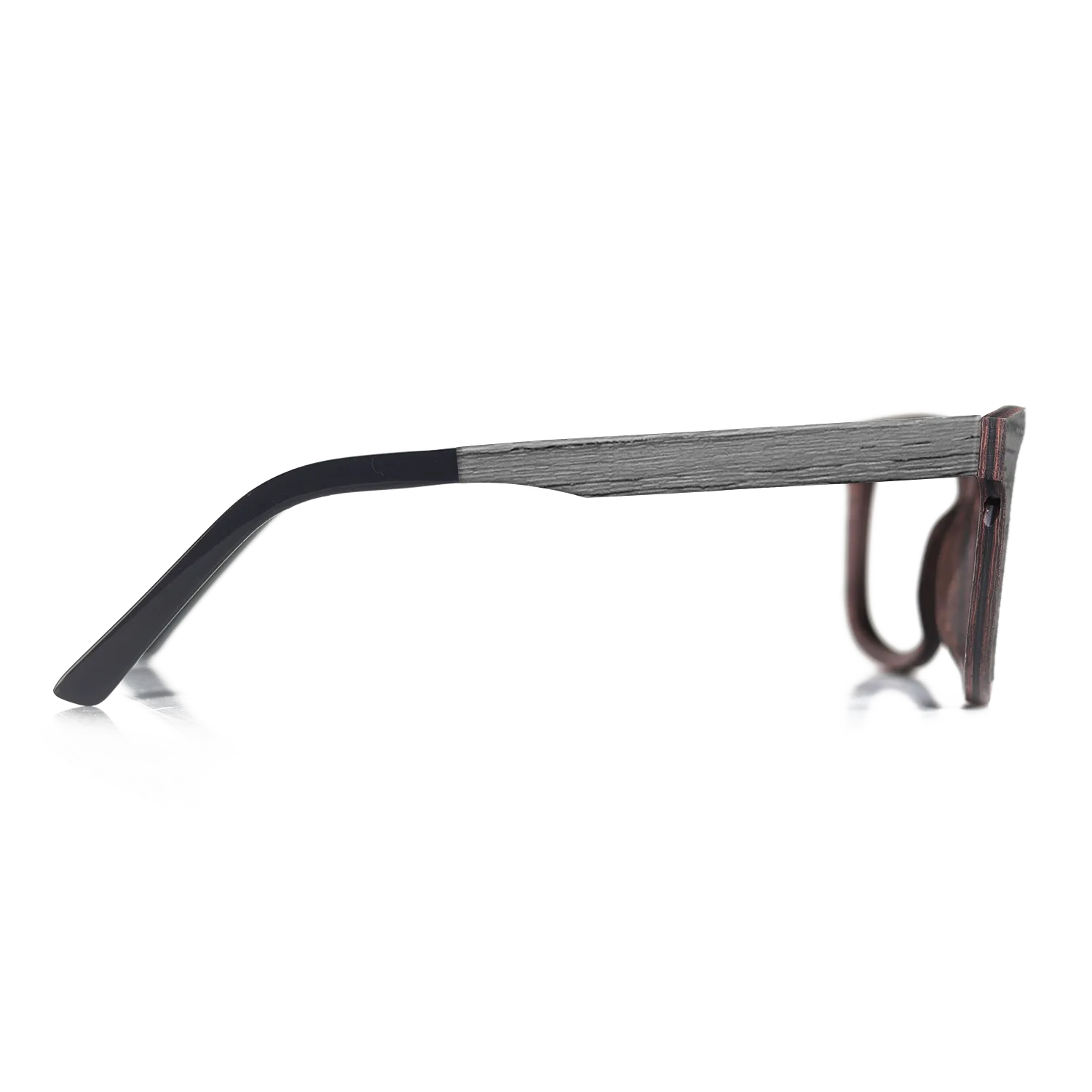 Dyed Poplar: Gray, Walnut Burl: DiCut Noir - The Maiden - Cat - SIRIS wood optic