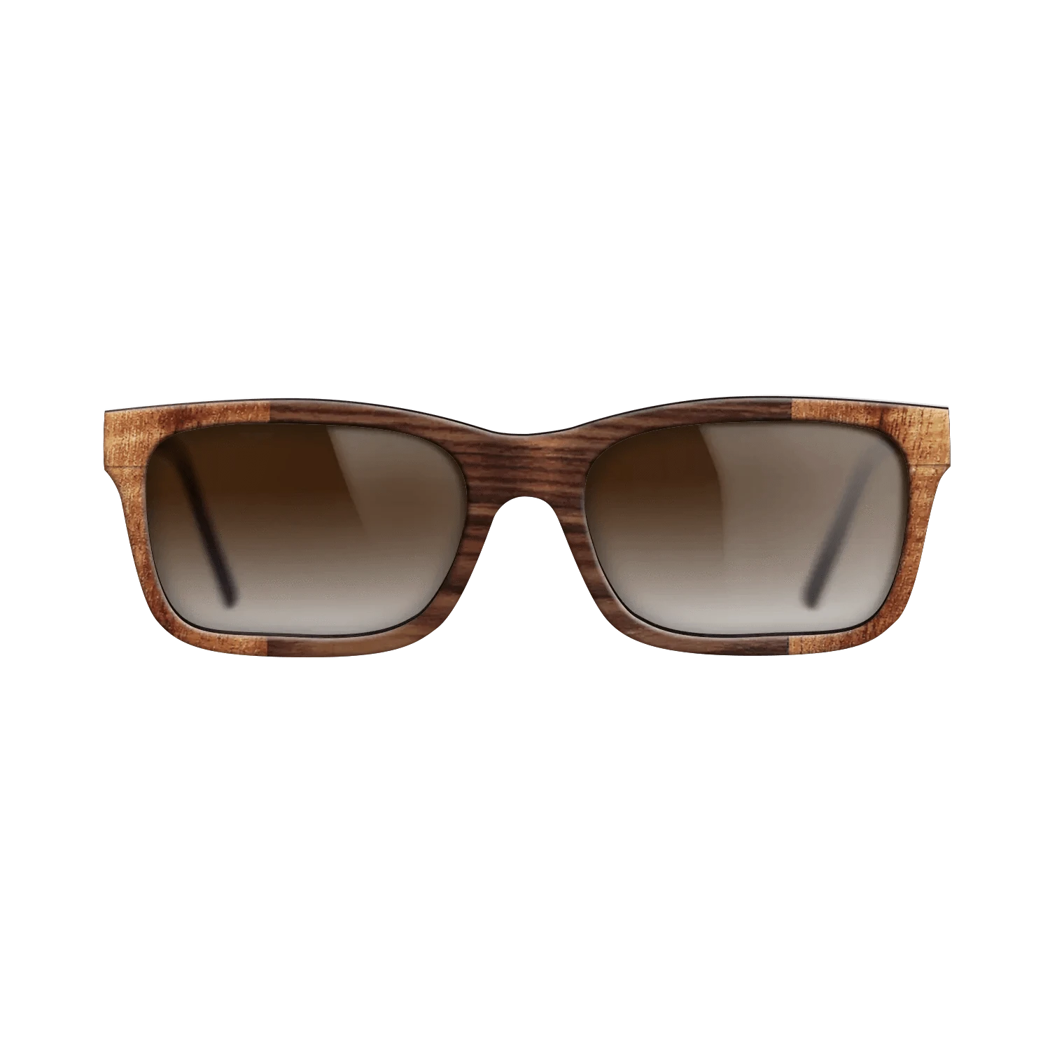 Wenge,Koa,Walnut: Straight Grain,Santos Rosewood Dark: Recursive - The Sage - Rectangle - 1072 - SIRIS wood optic