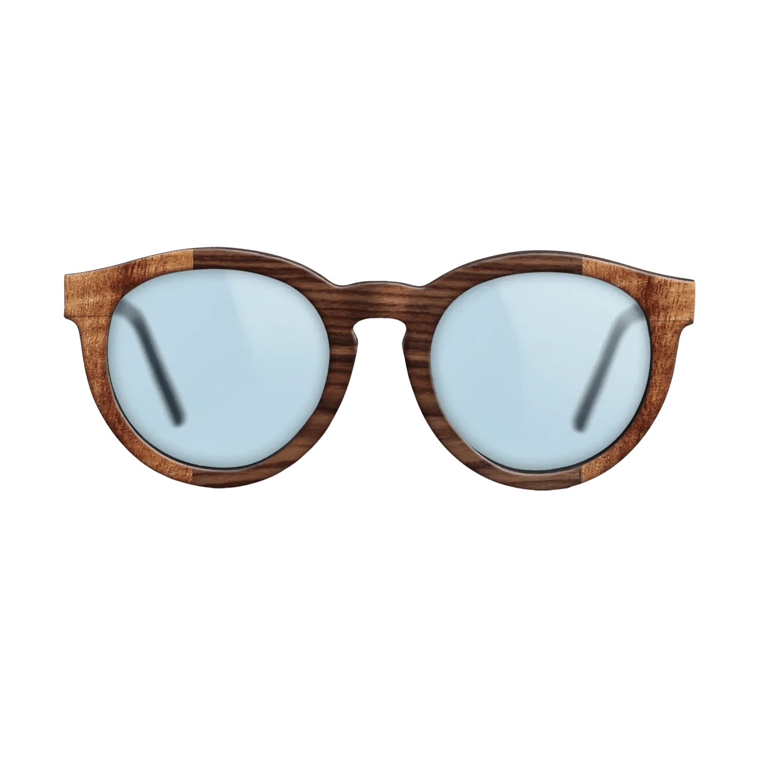 Wenge,Koa,Walnut: Straight Grain,Santos Rosewood Dark: Recursive - The Rebel - Round - 1072 - SIRIS wood optic