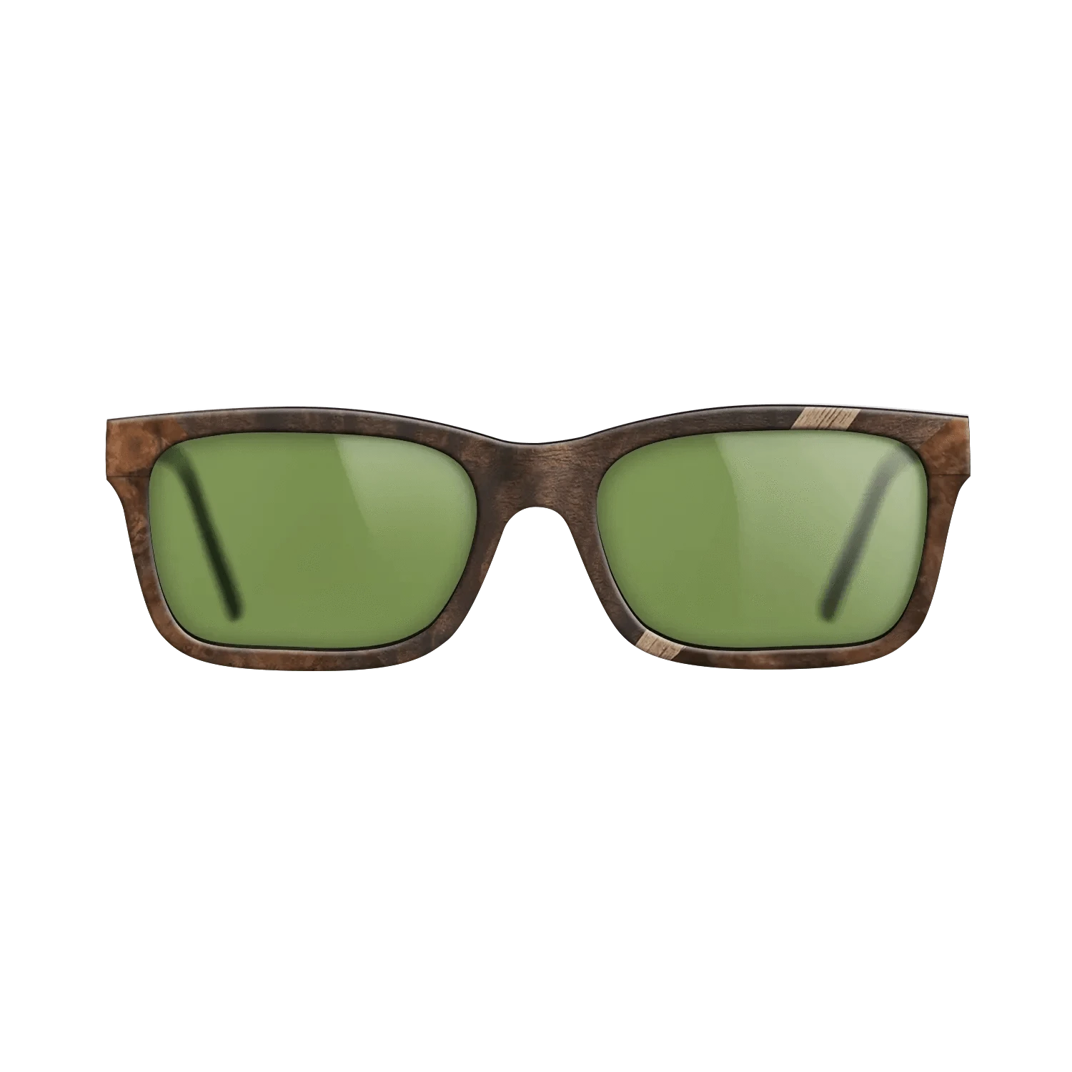 Walnut: Straight Grain,Poplar Dyed: Grey,Walnut Burl,Fumed Eucalyptus: Geometric - The Sage - Rectangle - 1516 - SIRIS wood optic