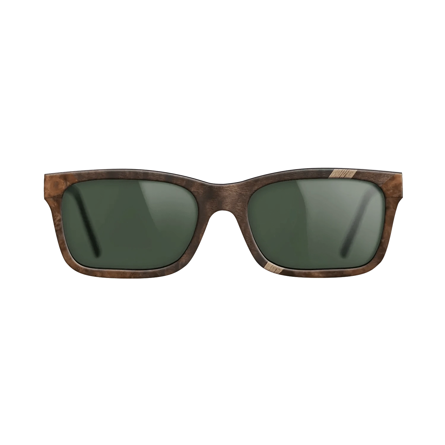 Walnut: Straight Grain,Poplar Dyed: Grey,Walnut Burl,Fumed Eucalyptus: Geometric - The Sage - Rectangle - 1516 - SIRIS wood optic