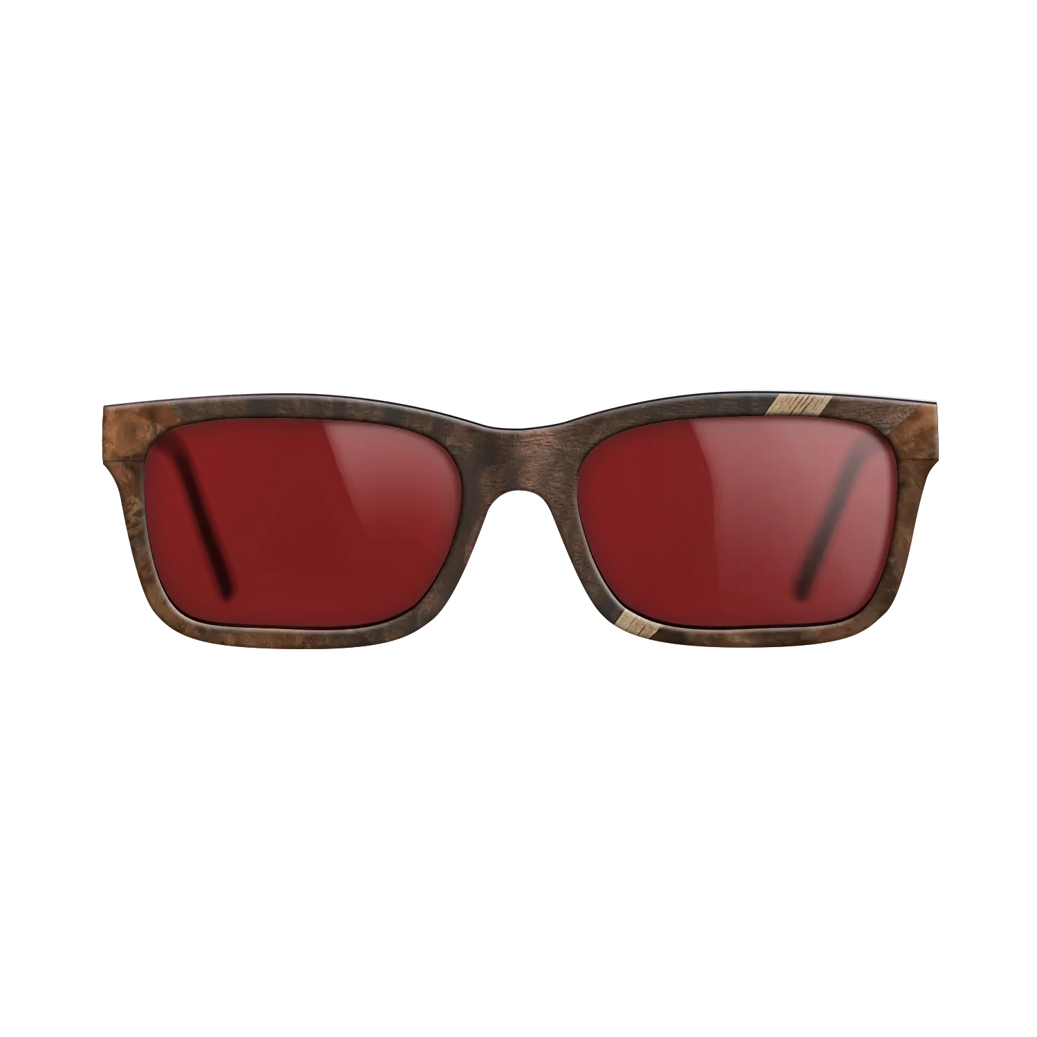 Walnut: Straight Grain,Poplar Dyed: Grey,Walnut Burl,Fumed Eucalyptus: Geometric - The Sage - Rectangle - 1516 - SIRIS wood optic
