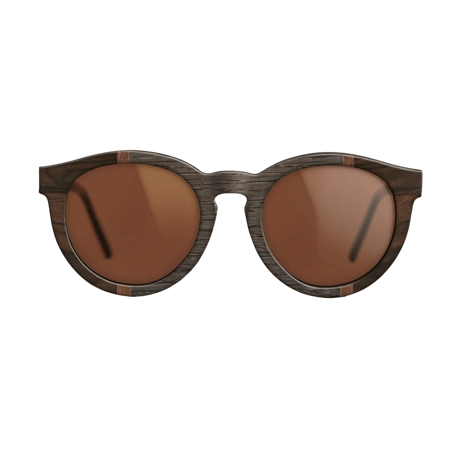 Walnut Claro Light,Ziricote Dark Quartered,Fumed Oak: Recursive - The Rebel - Round - 1045 - SIRIS wood optic