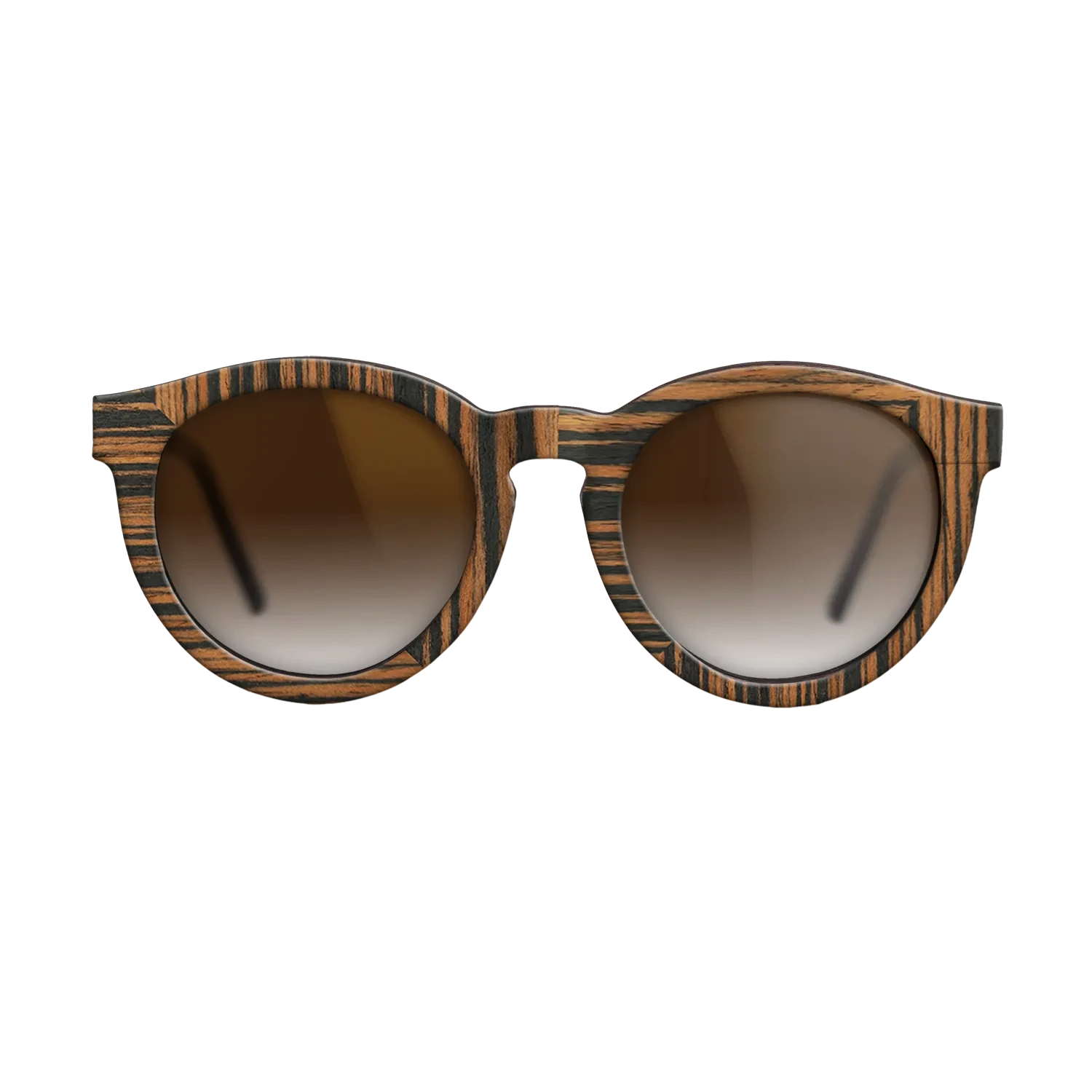 Ziricote Dark Quartered,Olive Burl,Italian Ebony: Weave - The Rebel - Round - 1239 - SIRIS wood optic