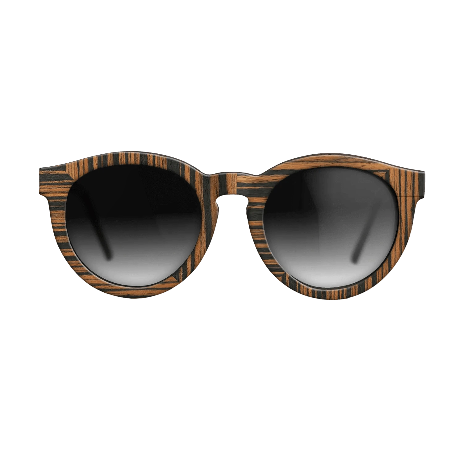 Ziricote Dark Quartered,Olive Burl,Italian Ebony: Weave - The Rebel - Round - 1239 - SIRIS wood optic