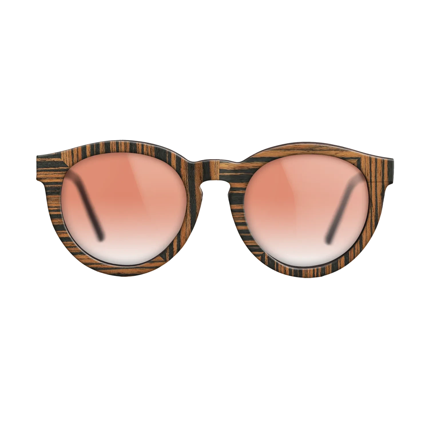 Ziricote Dark Quartered,Olive Burl,Italian Ebony: Weave - The Rebel - Round - 1239 - SIRIS wood optic