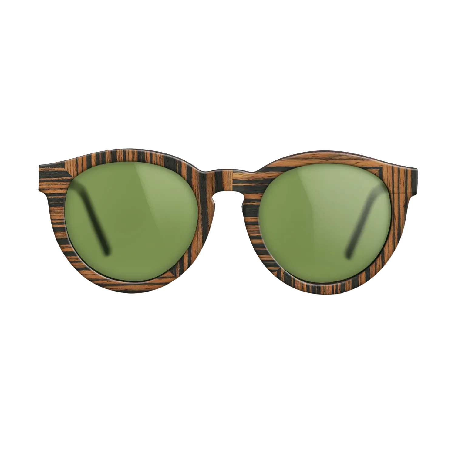 Ziricote Dark Quartered,Olive Burl,Italian Ebony: Weave - The Rebel - Round - 1239 - SIRIS wood optic