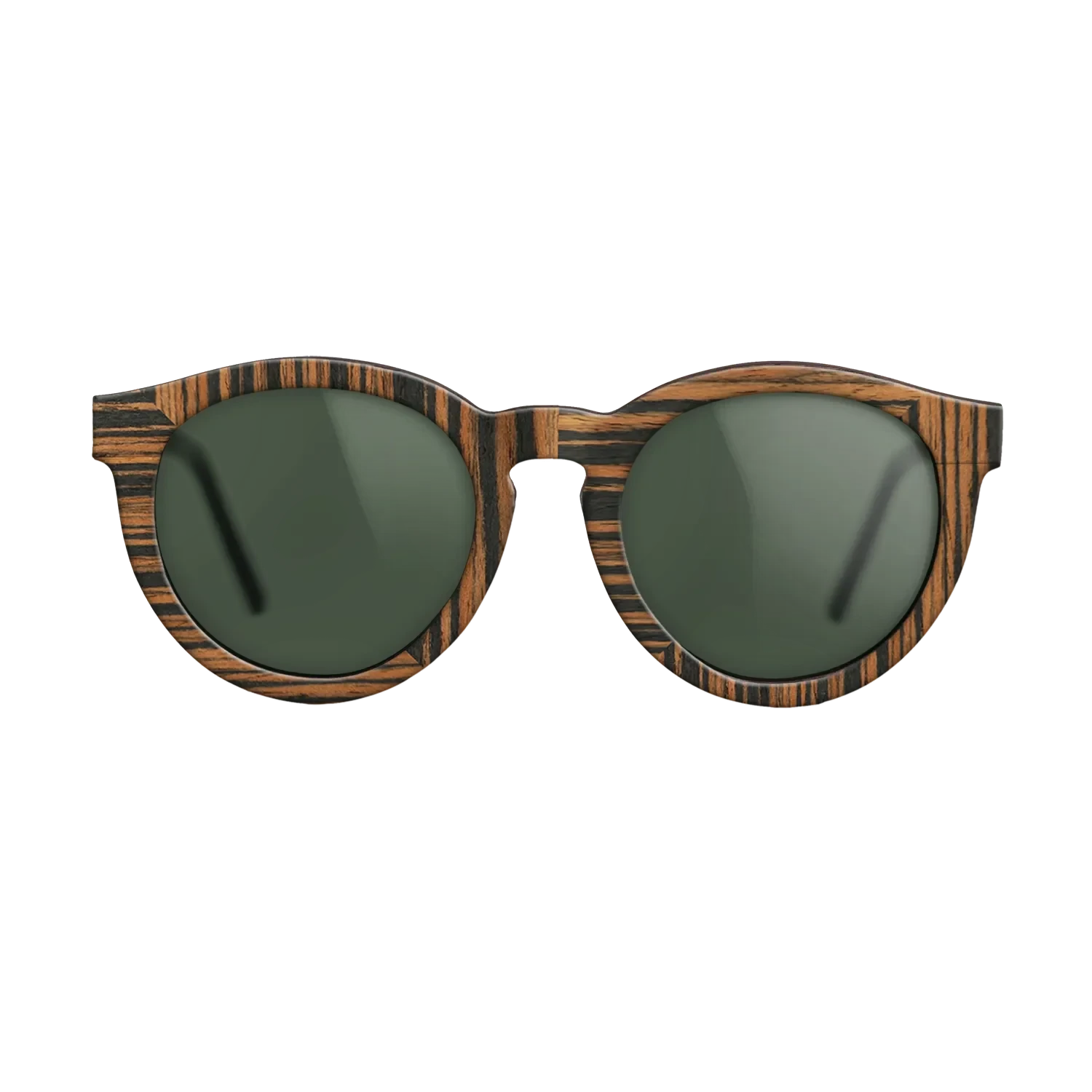 Ziricote Dark Quartered,Olive Burl,Italian Ebony: Weave - The Rebel - Round - 1239 - SIRIS wood optic