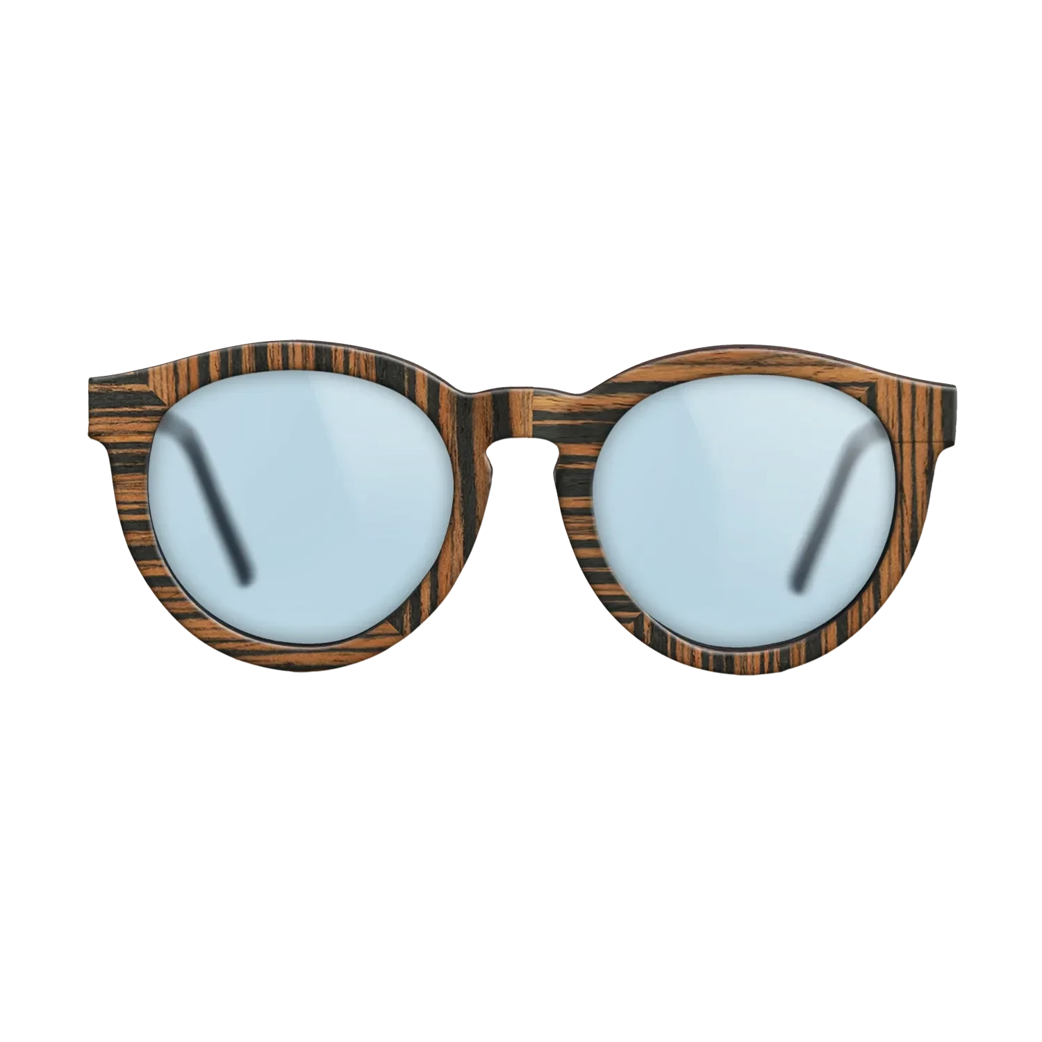 Ziricote Dark Quartered,Olive Burl,Italian Ebony: Weave - The Rebel - Round - 1239 - SIRIS wood optic
