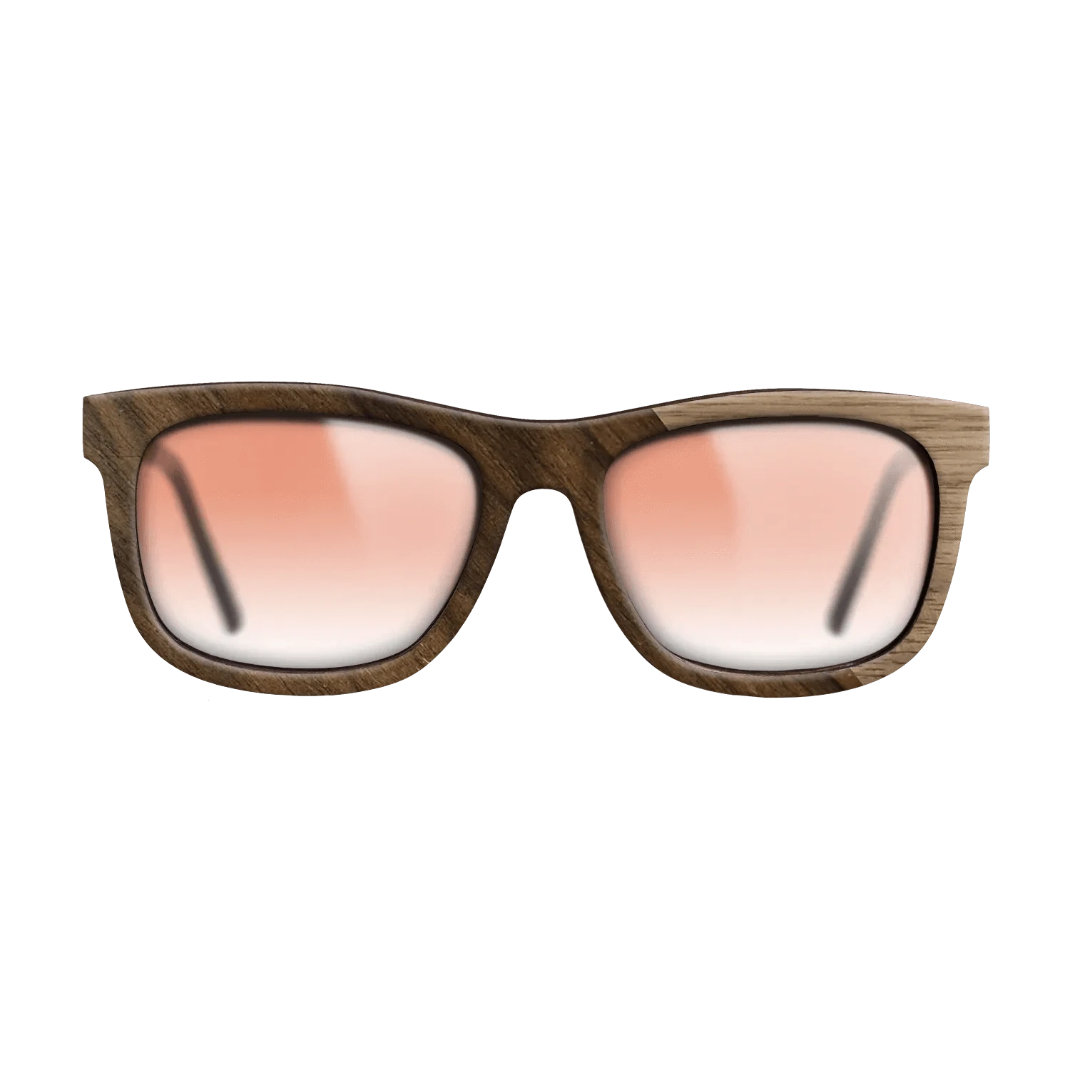 Walnut: Straight Grain,Ziricote Dark Quartered: Angle Cut - The Hero - Square - 1291 - SIRIS wood optic