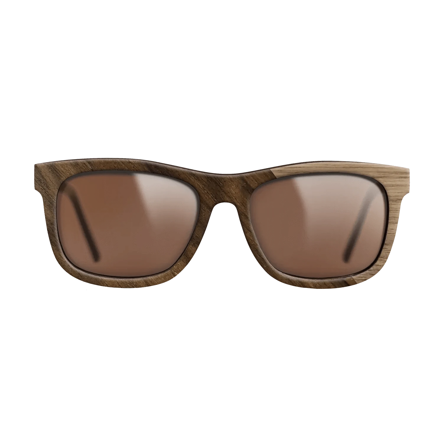 Walnut: Straight Grain,Ziricote Dark Quartered: Angle Cut - The Hero - Square - 1291 - SIRIS wood optic