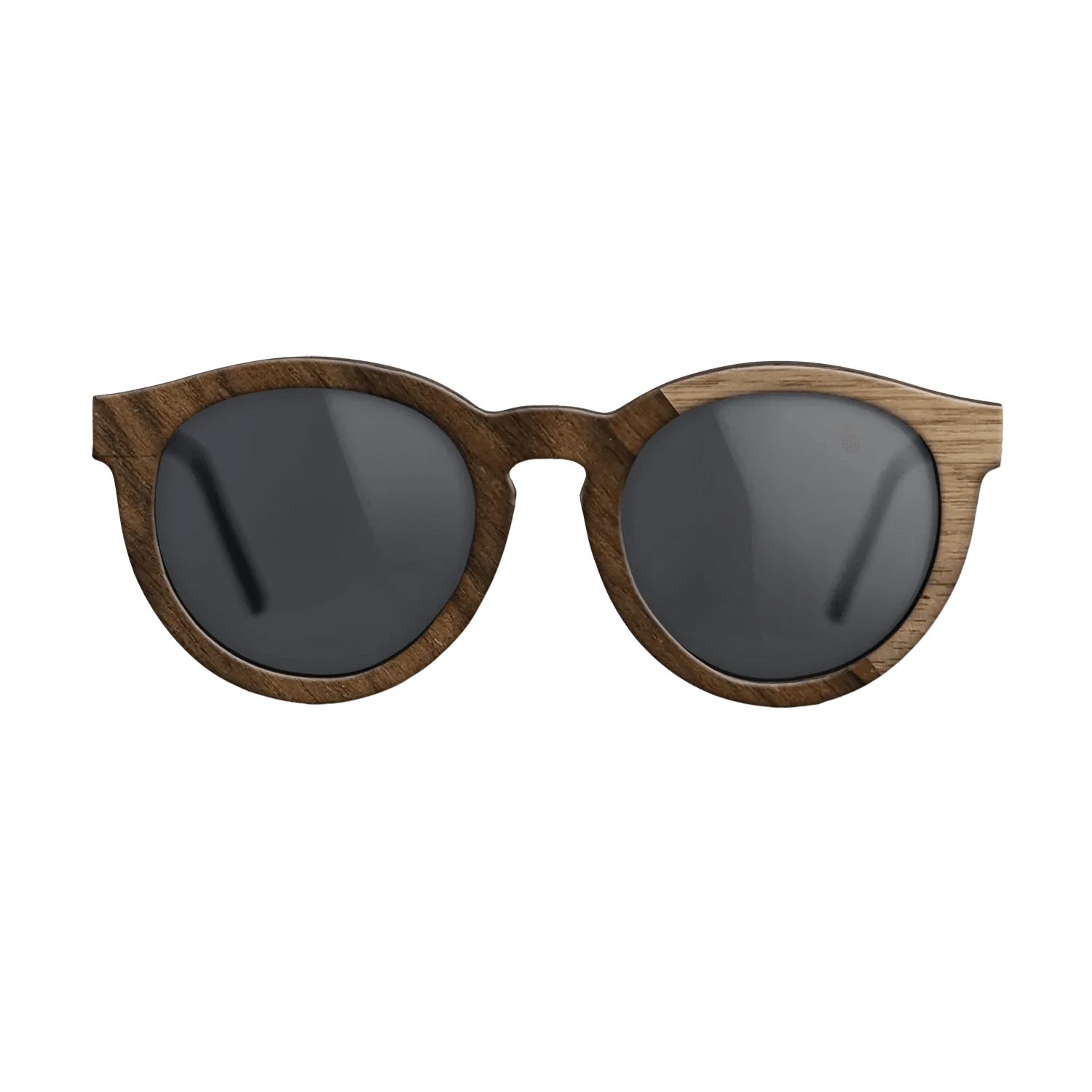 Walnut: Straight Grain,Ziricote Dark Quartered: Angle Cut - The Rebel - Round - 1291 - SIRIS wood optic