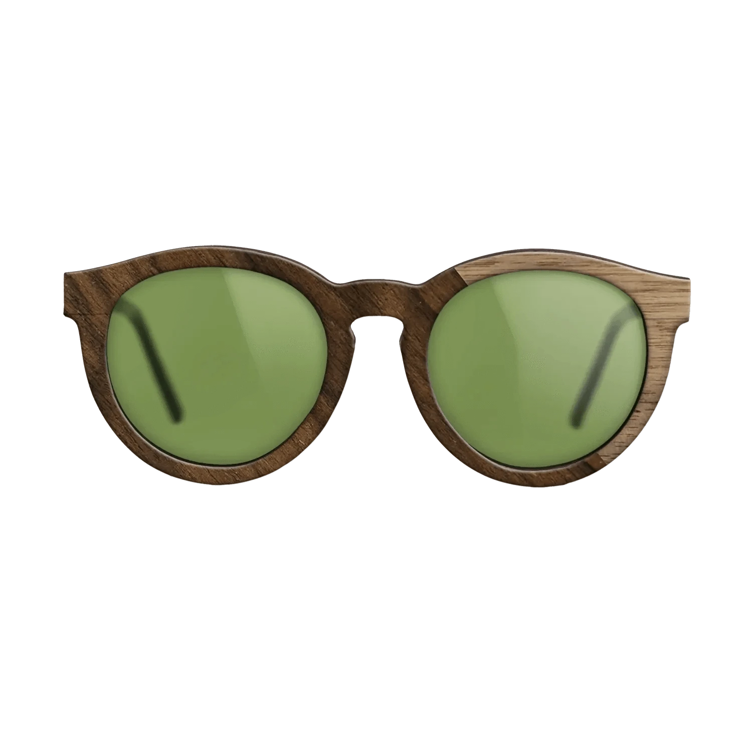 Walnut: Straight Grain,Ziricote Dark Quartered: Angle Cut - The Rebel - Round - 1291 - SIRIS wood optic