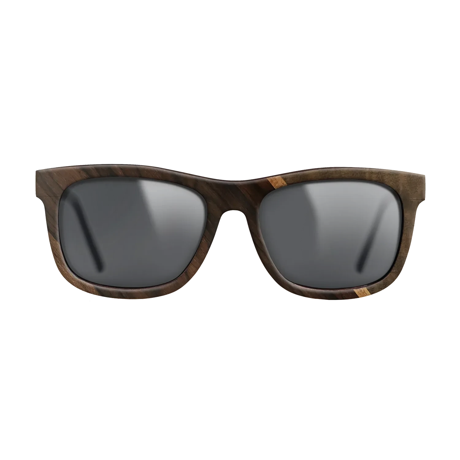 Ziricote Light Quartered,Fumed Eucalyptus,Royal White Ebony: Angle Cut - The Hero - Square - 828 - SIRIS wood optic