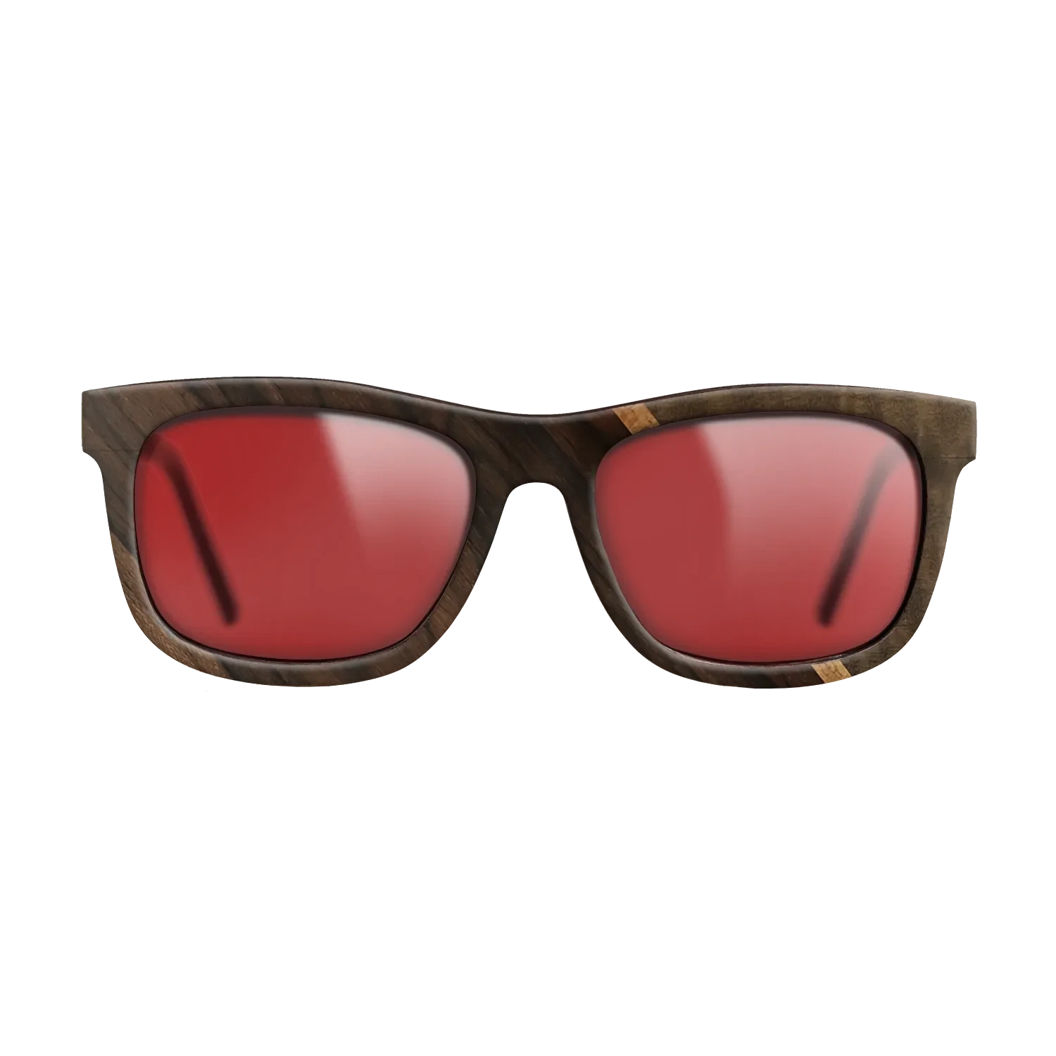 Ziricote Light Quartered,Fumed Eucalyptus,Royal White Ebony: Angle Cut - The Hero - Square - 828 - SIRIS wood optic