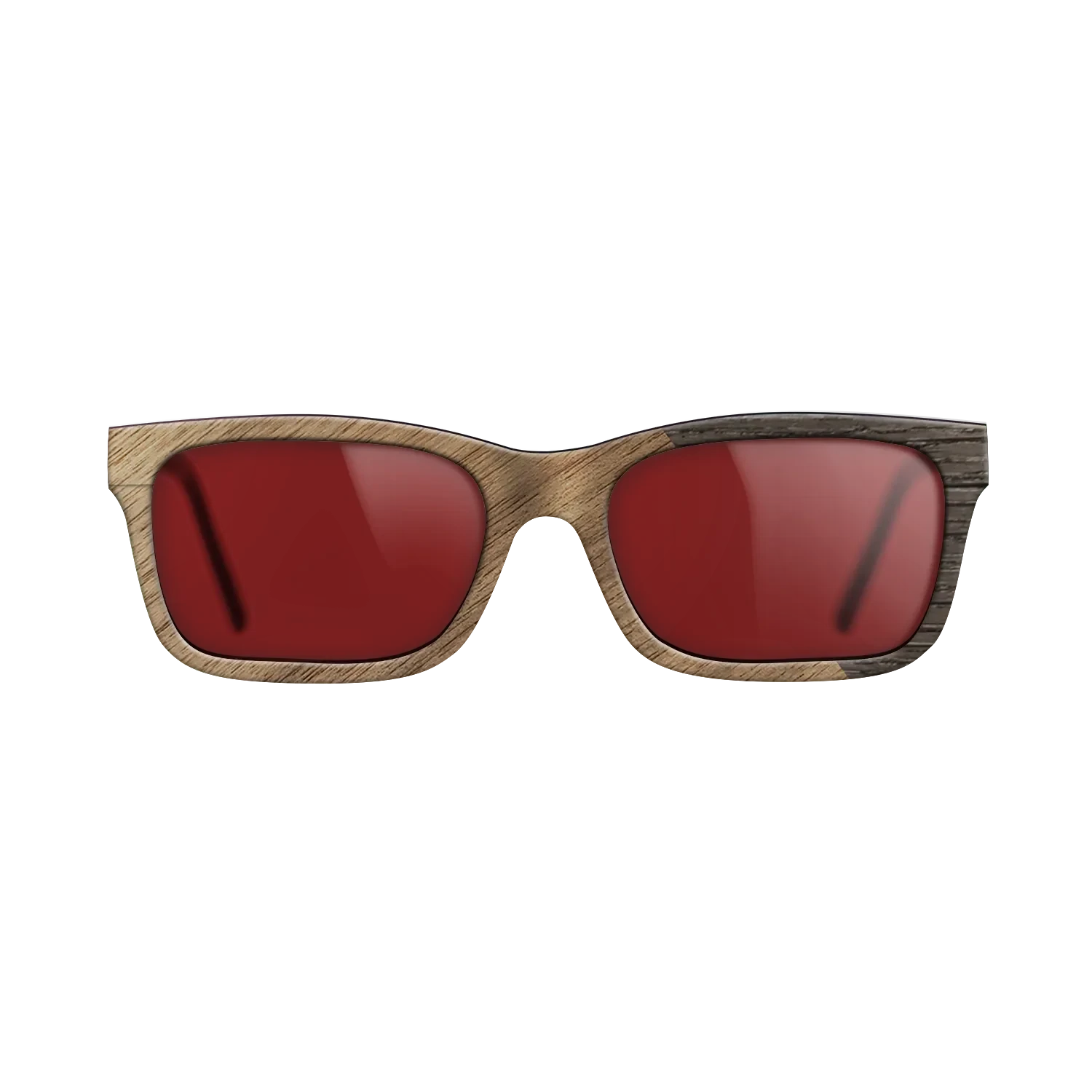 Ziricote Dark Quartered,Walnut: Straight Grain,Fumed Oak,Santos Rosewood Dark,Royal White Ebony: Angle Cut - The Sage - Rectangle - 1172 - SIRIS wood optic