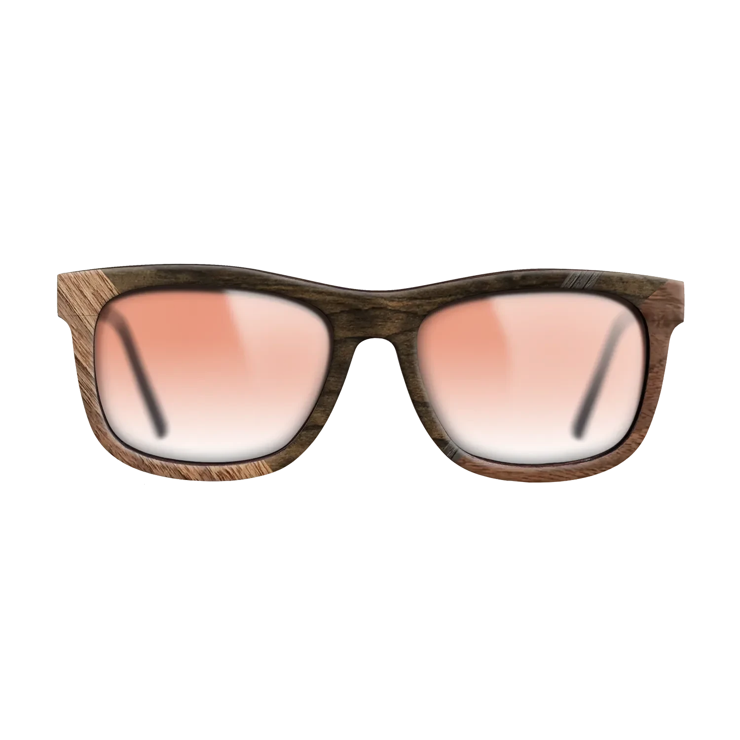 Ziricote Dark Quartered,Walnut: Straight Grain,Walnut Claro Light,Fumed Oak: Geometric - The Hero - Square - 1168 - SIRIS wood optic