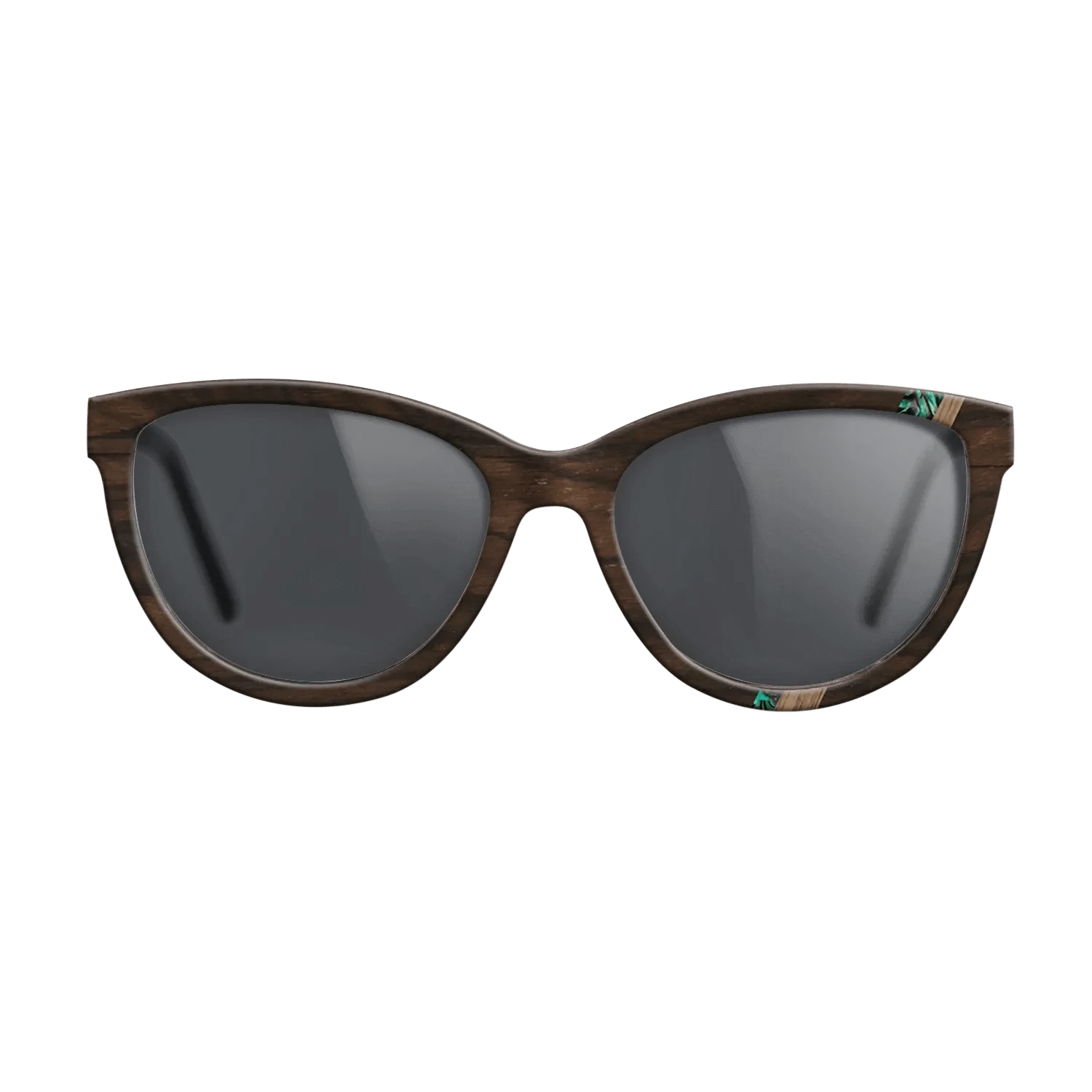 Ziricote Dark Quartered,Walnut: Straight Grain,Abalone Shell,Fumed Oak: Fractal - The Maiden - Cat - 1227 - SIRIS wood optic