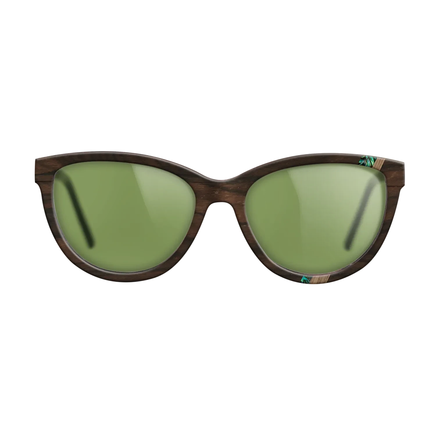 Ziricote Dark Quartered,Walnut: Straight Grain,Abalone Shell,Fumed Oak: Fractal - The Maiden - Cat - 1227 - SIRIS wood optic