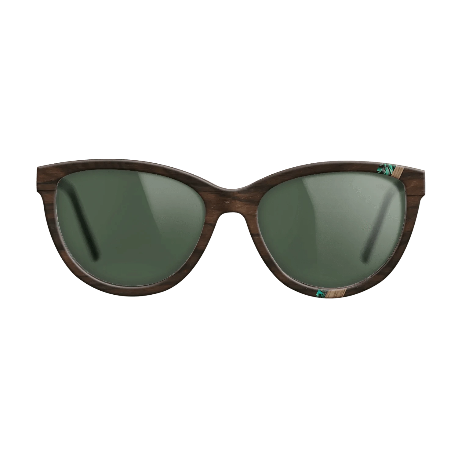 Ziricote Dark Quartered,Walnut: Straight Grain,Abalone Shell,Fumed Oak: Fractal - The Maiden - Cat - 1227 - SIRIS wood optic