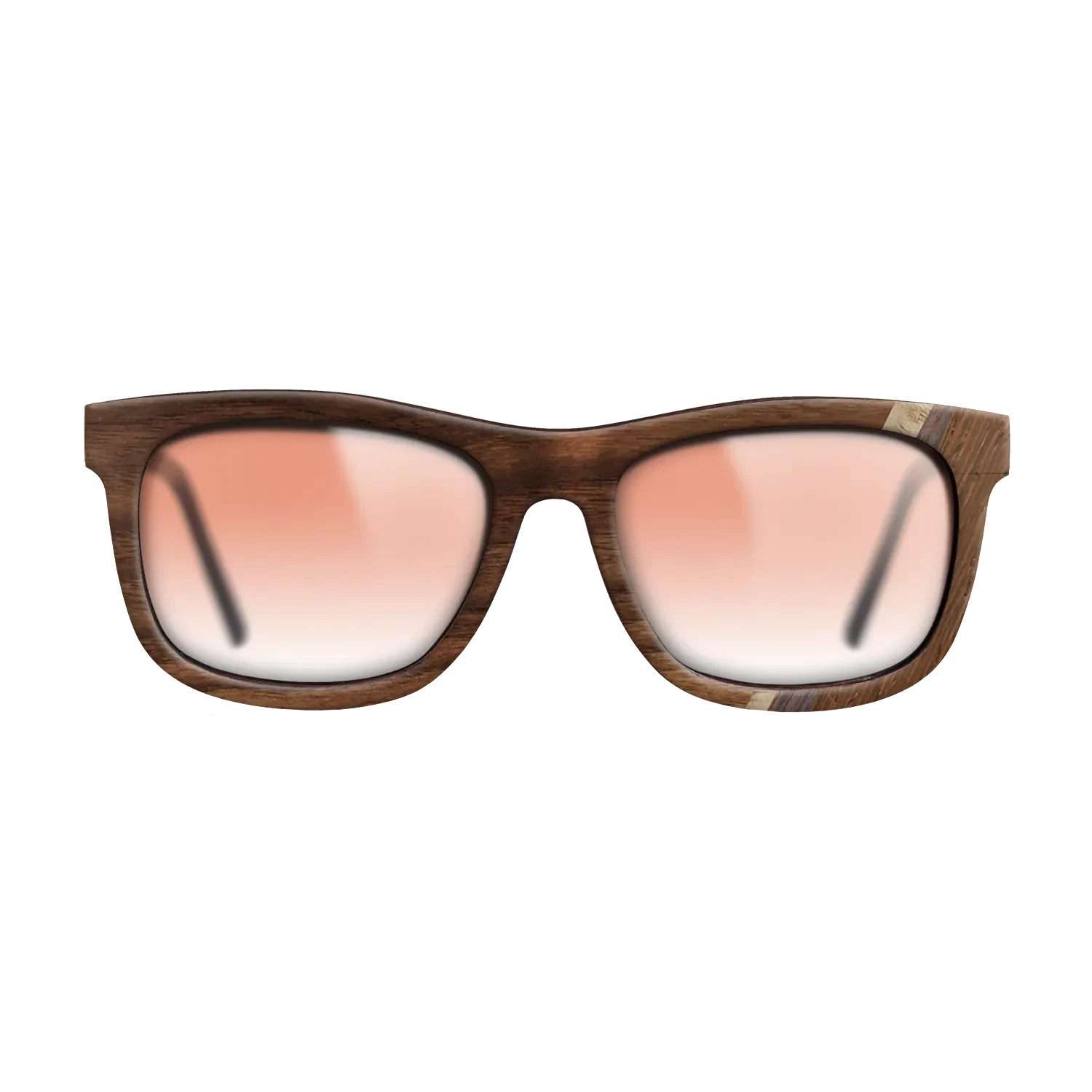 Walnut Claro Dark,Olive Burl,Wenge,Rosewood Reconstituted: Fractal - The Hero - Square - 1691 - SIRIS wood optic