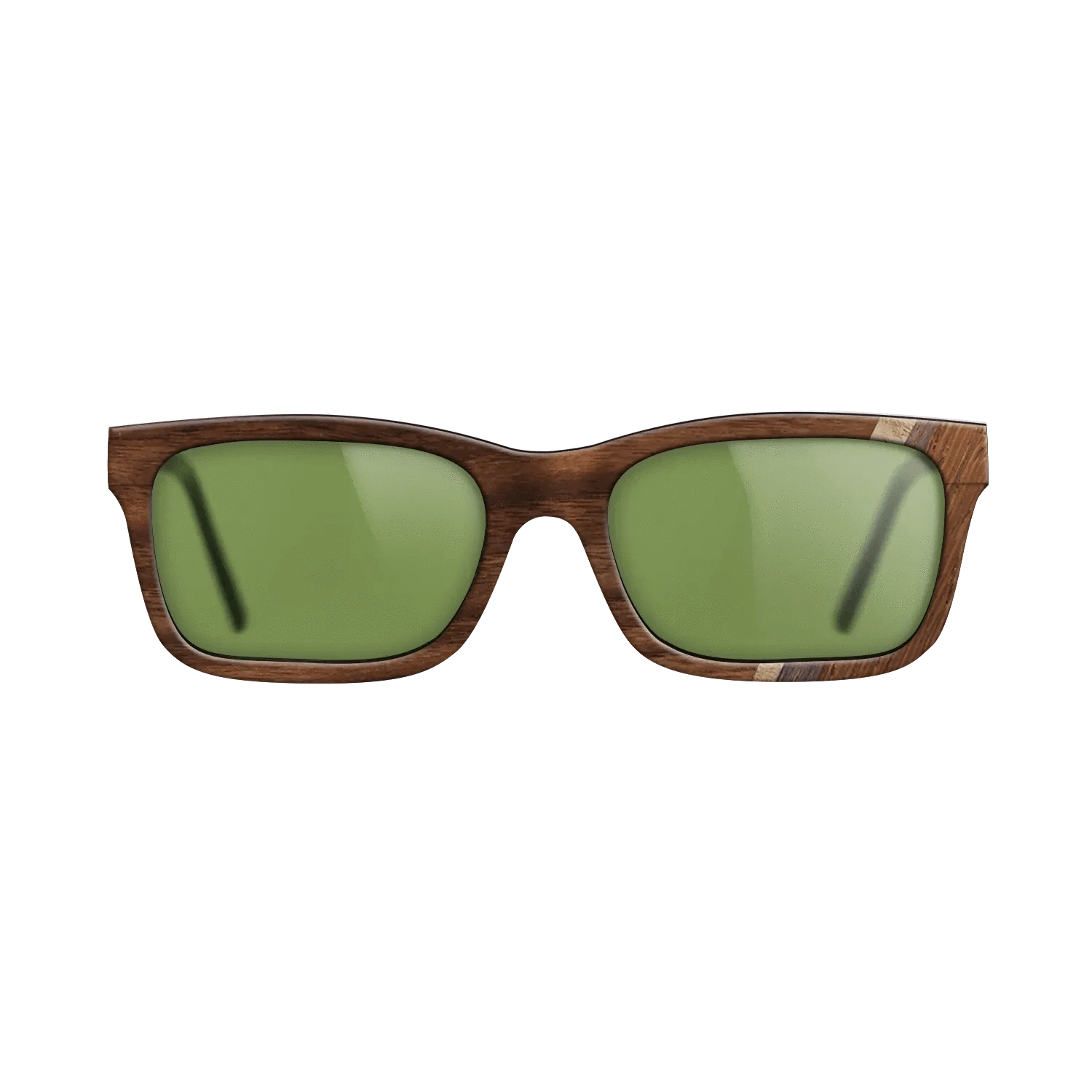 Walnut Claro Dark,Olive Burl,Wenge,Rosewood Reconstituted: Fractal - The Sage - Rectangle - 1691 - SIRIS wood optic