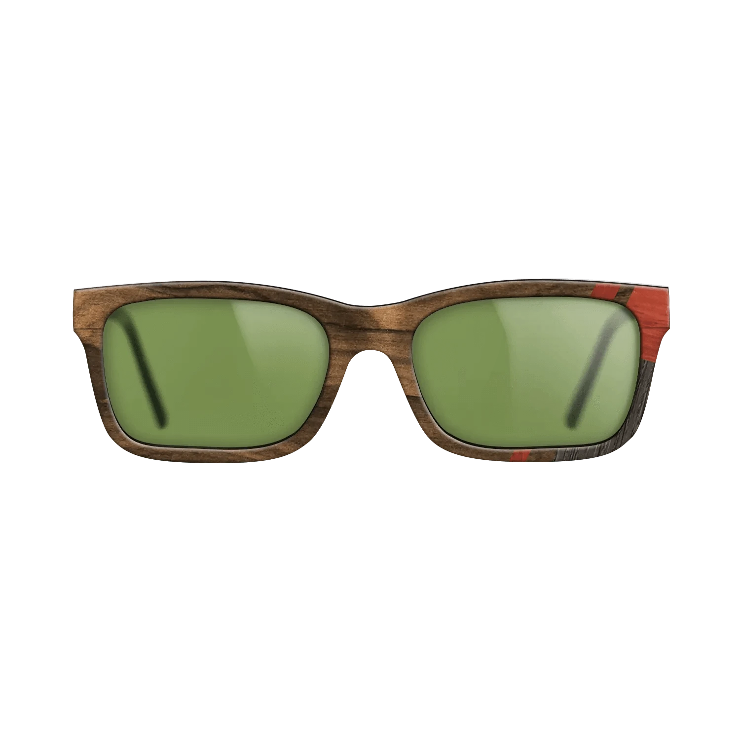 Wenge,Fumed Oak,Poplar Dyed: Red,Ziricote Dark Quartered: Mosaic - The Sage - Rectangle - 1362 - SIRIS wood optic