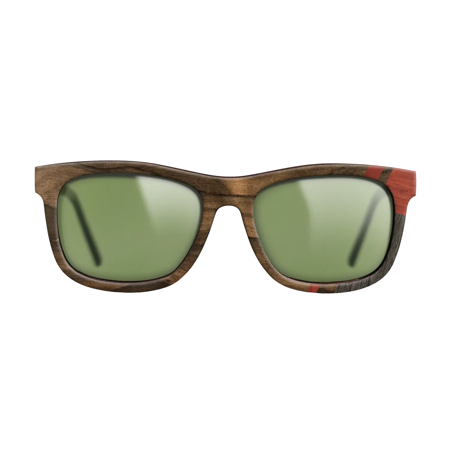 Wenge,Fumed Oak,Poplar Dyed: Red,Ziricote Dark Quartered: Mosaic - The Hero - Square - 1362 - SIRIS wood optic