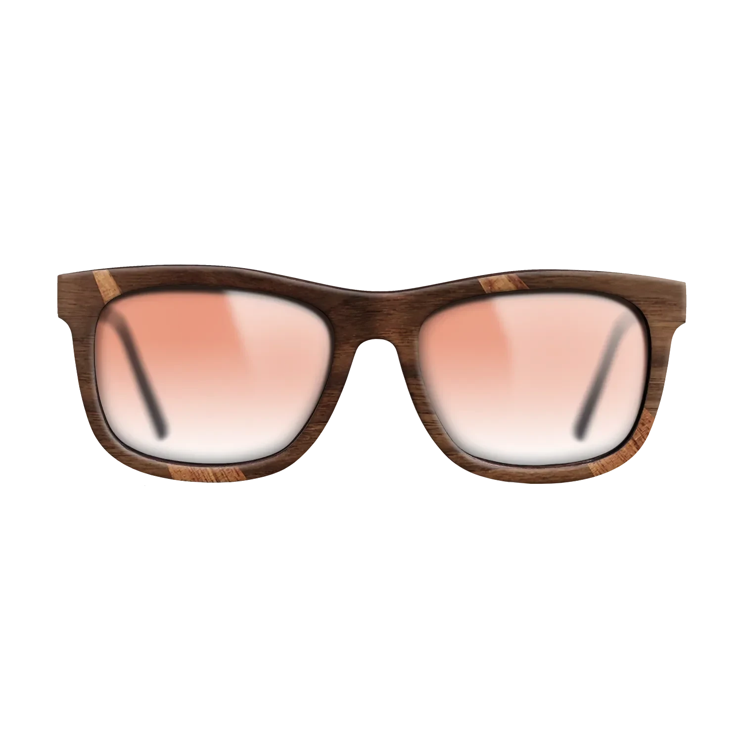 Walnut Claro Dark,Koa,Olive Burl: Fractal - The Hero - Square - 1738 - SIRIS wood optic