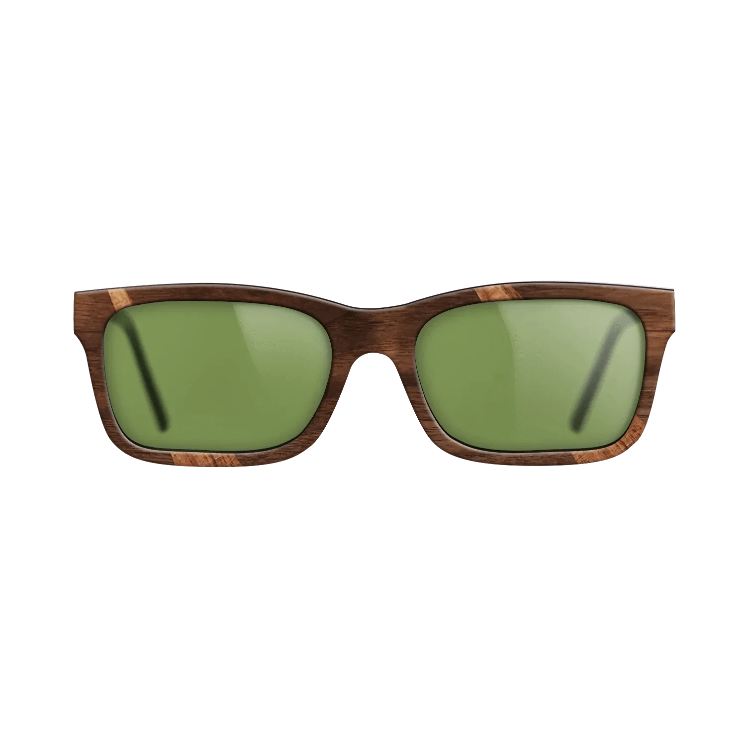 Walnut Claro Dark,Koa,Olive Burl: Fractal - The Sage - Rectangle - 1738 - SIRIS wood optic
