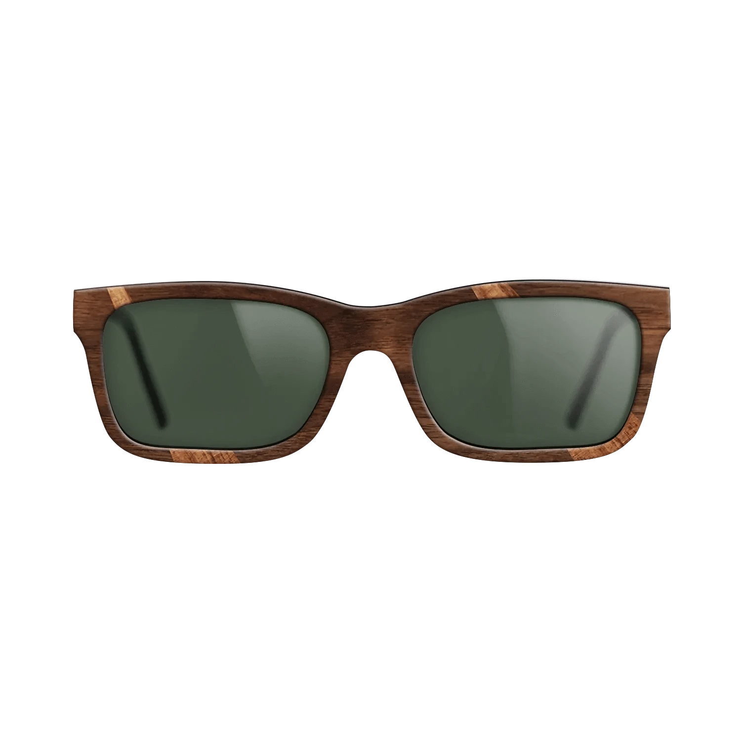 Walnut Claro Dark,Koa,Olive Burl: Fractal - The Sage - Rectangle - 1738 - SIRIS wood optic