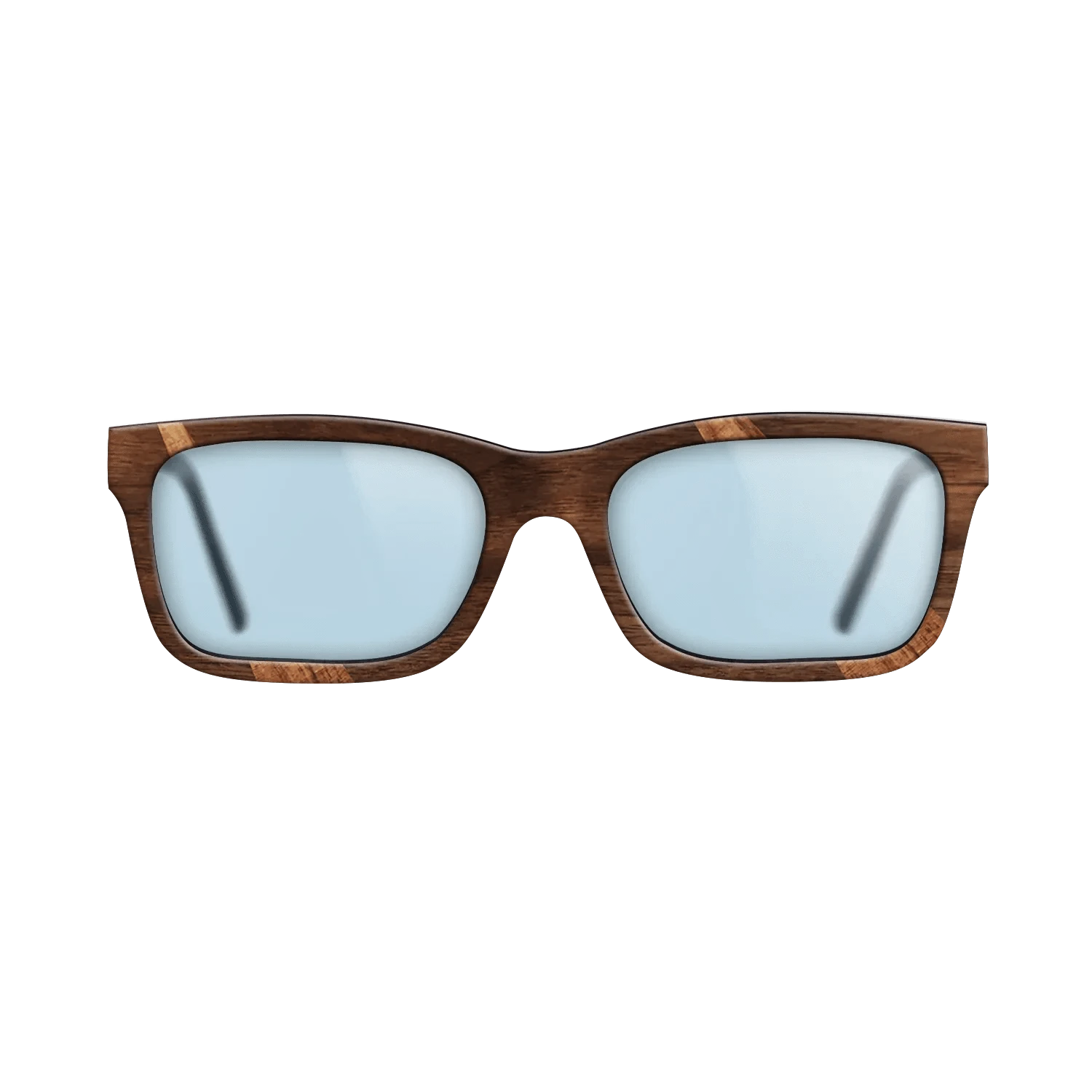 Walnut Claro Dark,Koa,Olive Burl: Fractal - The Sage - Rectangle - 1738 - SIRIS wood optic
