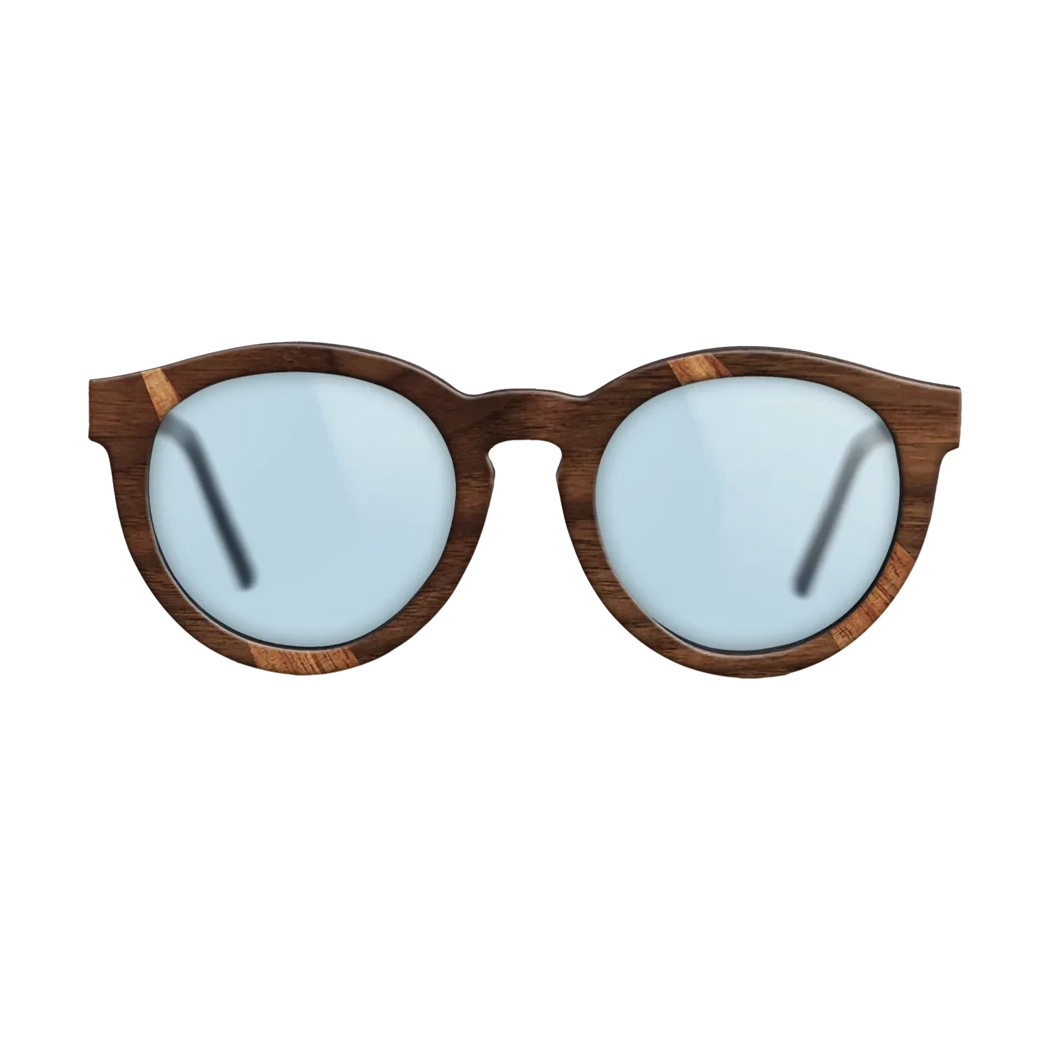 Walnut Claro Dark,Koa,Olive Burl: Fractal - The Rebel - Round - 1738 - SIRIS wood optic
