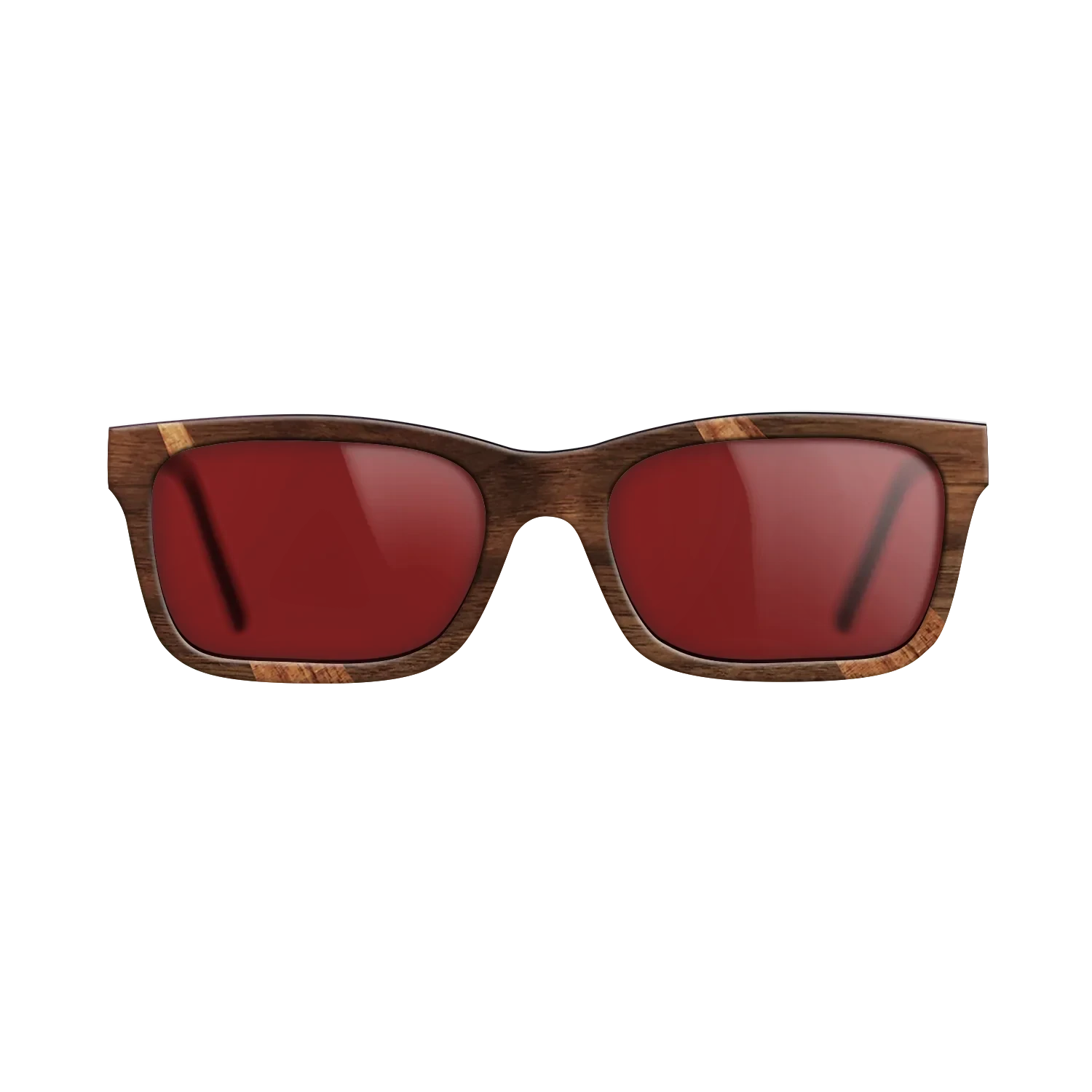 Walnut Claro Dark,Koa,Olive Burl: Fractal - The Sage - Rectangle - 1738 - SIRIS wood optic