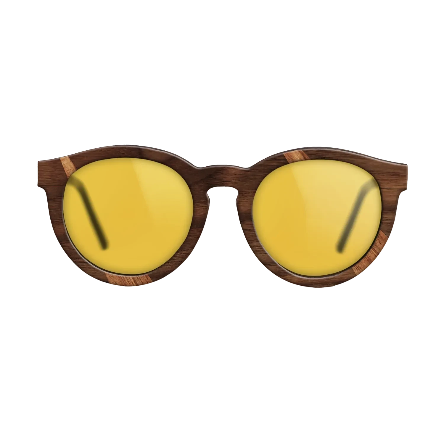 Walnut Claro Dark,Koa,Olive Burl: Fractal - The Rebel - Round - 1738 - SIRIS wood optic