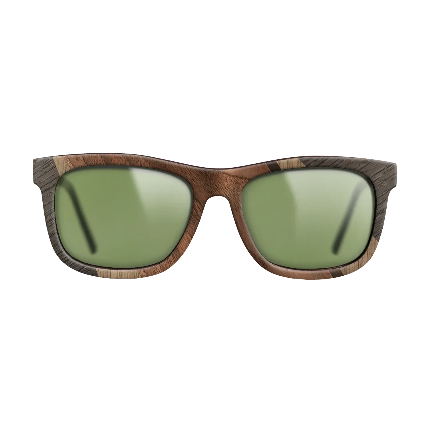 Walnut Claro Light,Fumed Oak,Walnut: Straight Grain: Fractal - The Hero - Square - 1659 - SIRIS wood optic