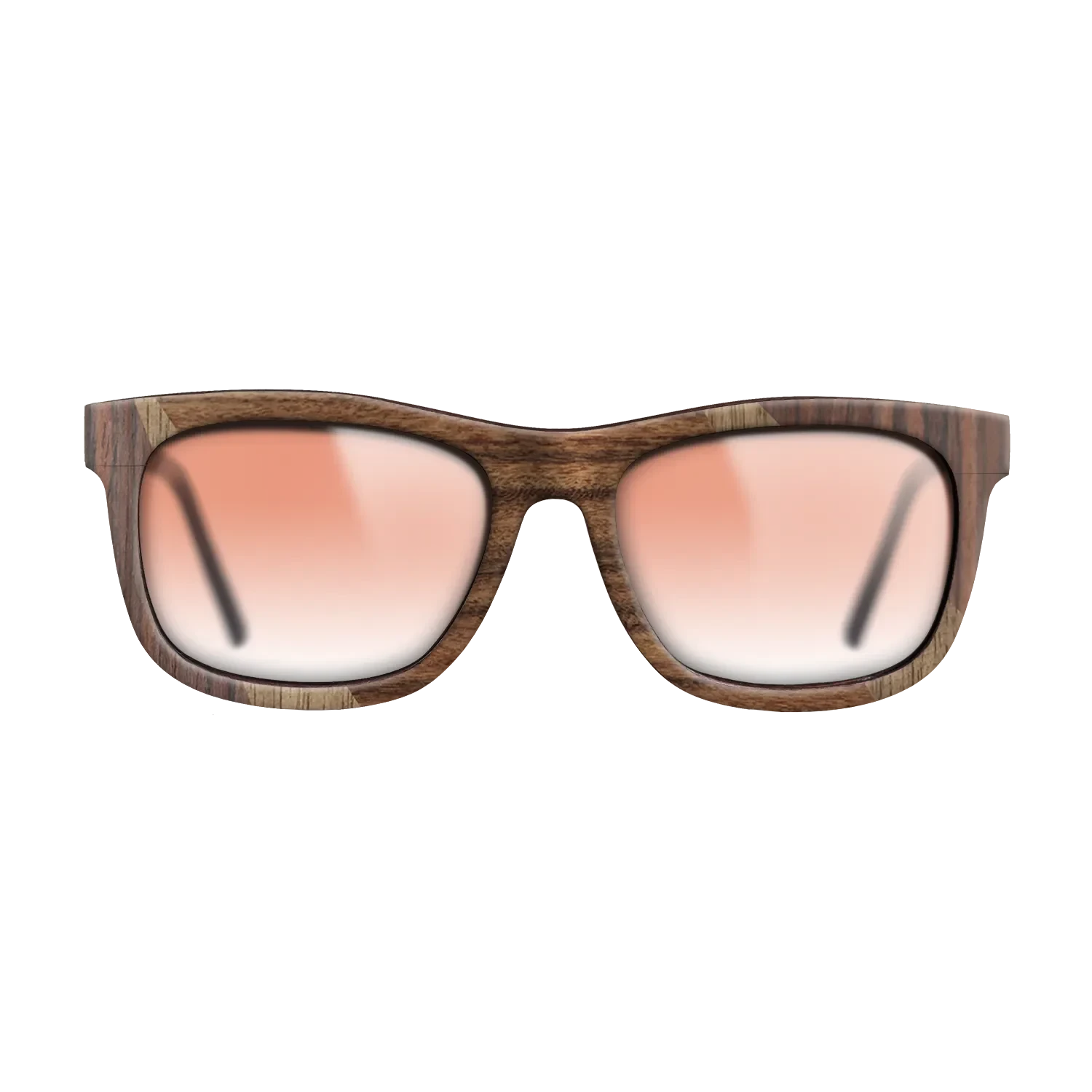 Santos Rosewood Light,Fumed Oak,Rosewood Reconstituted,Walnut: Straight Grain: Fractal - The Hero - Square - 822 - SIRIS wood optic