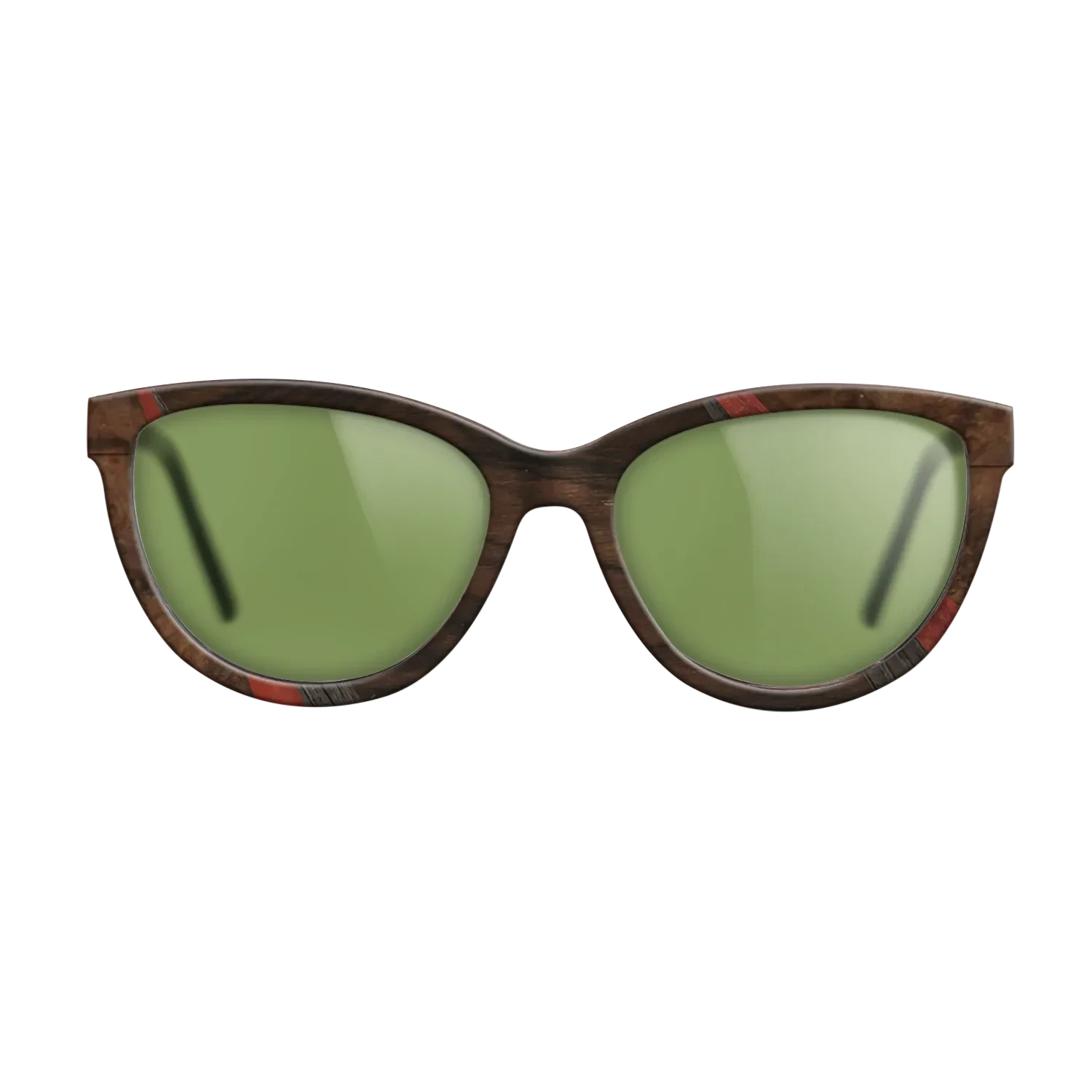 Ziricote Dark Quartered,Fumed Oak,Poplar Dyed: Red,Walnut: Straight Grain,Walnut Burl: Fractal - The Maiden - Cat - 857 - SIRIS wood optic