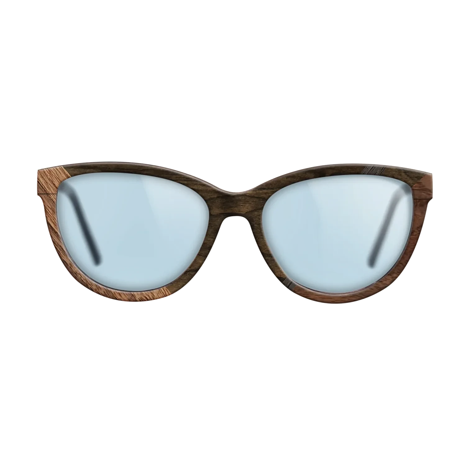 Walnut: Straight Grain,Fumed Oak,Poplar Dyed: Blue Denim,Walnut Burl: Geometric - The Maiden - Cat - 1044 - SIRIS wood optic