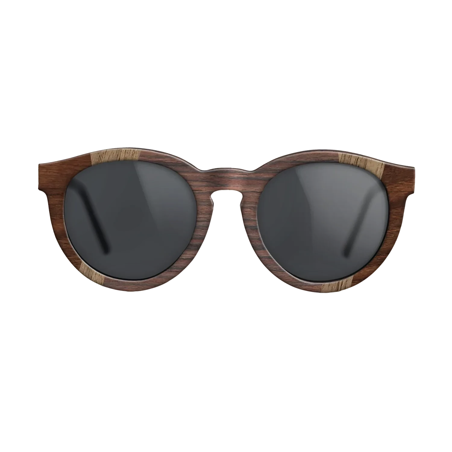 Walnut Claro Dark,Walnut: Straight Grain,Rosewood Reconstituted,Walnut Burl: Fractal - The Rebel - Round - 1037 - SIRIS wood optic