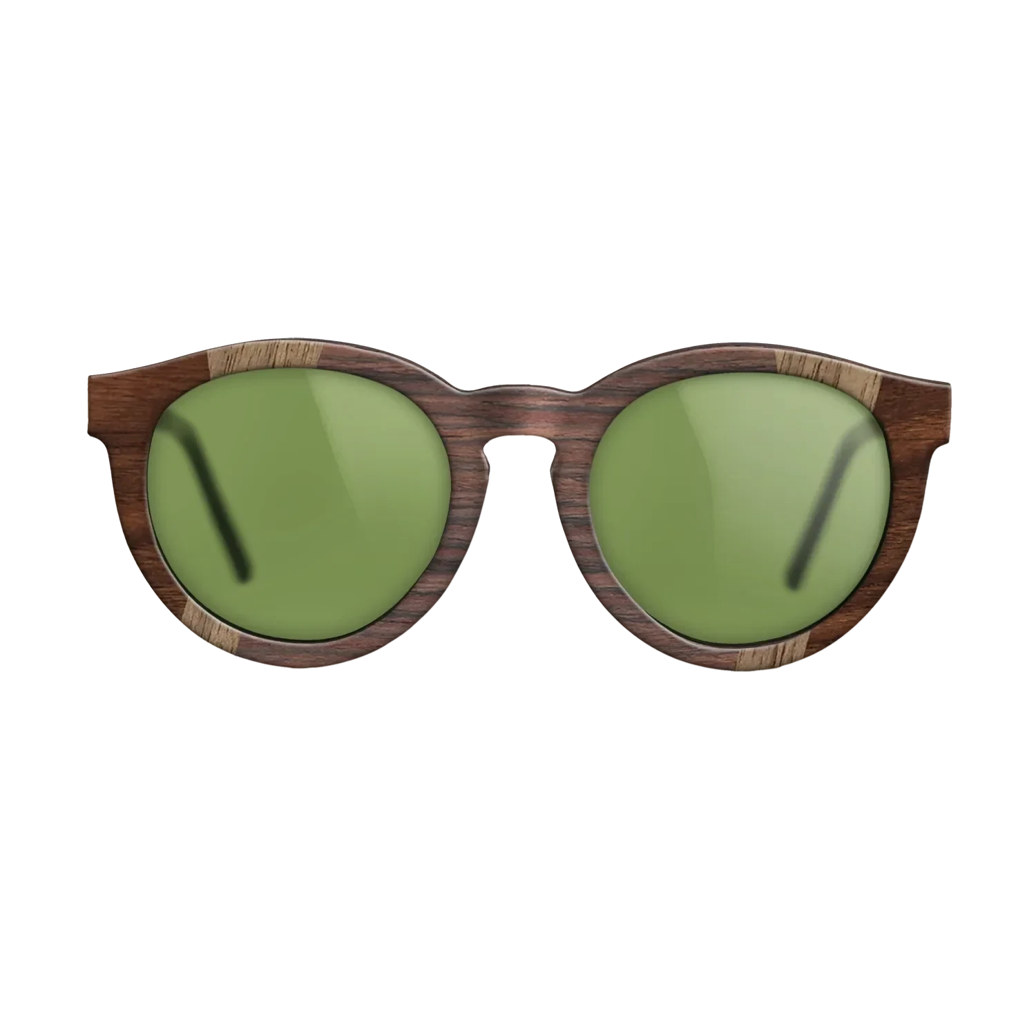 Walnut Claro Dark,Walnut: Straight Grain,Rosewood Reconstituted,Walnut Burl: Fractal - The Rebel - Round - 1037 - SIRIS wood optic