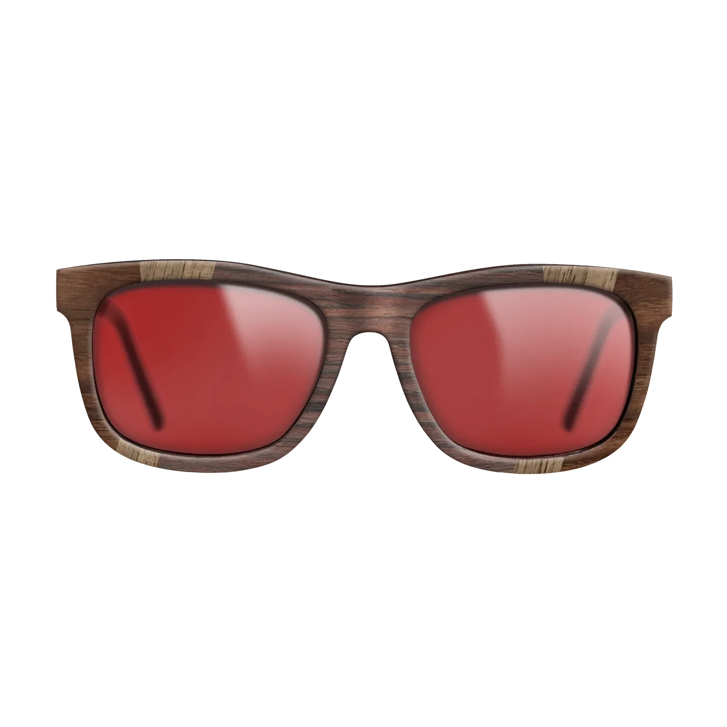 Walnut Claro Dark,Walnut: Straight Grain,Rosewood Reconstituted,Walnut Burl: Fractal - The Hero - Square - 1037 - SIRIS wood optic