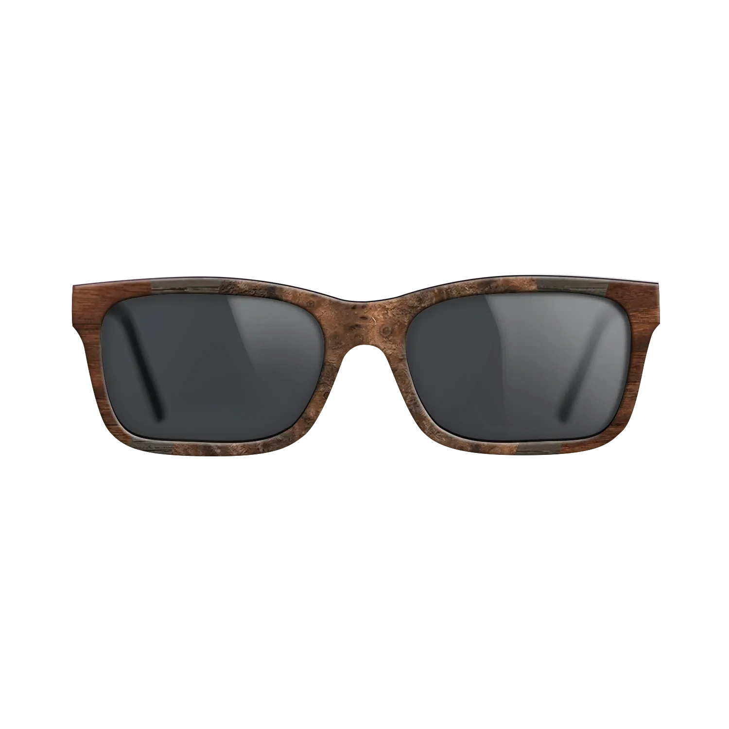 Walnut Burl,Fumed Oak,Walnut Claro Dark: Fractal - The Sage - Rectangle - 728 - SIRIS wood optic