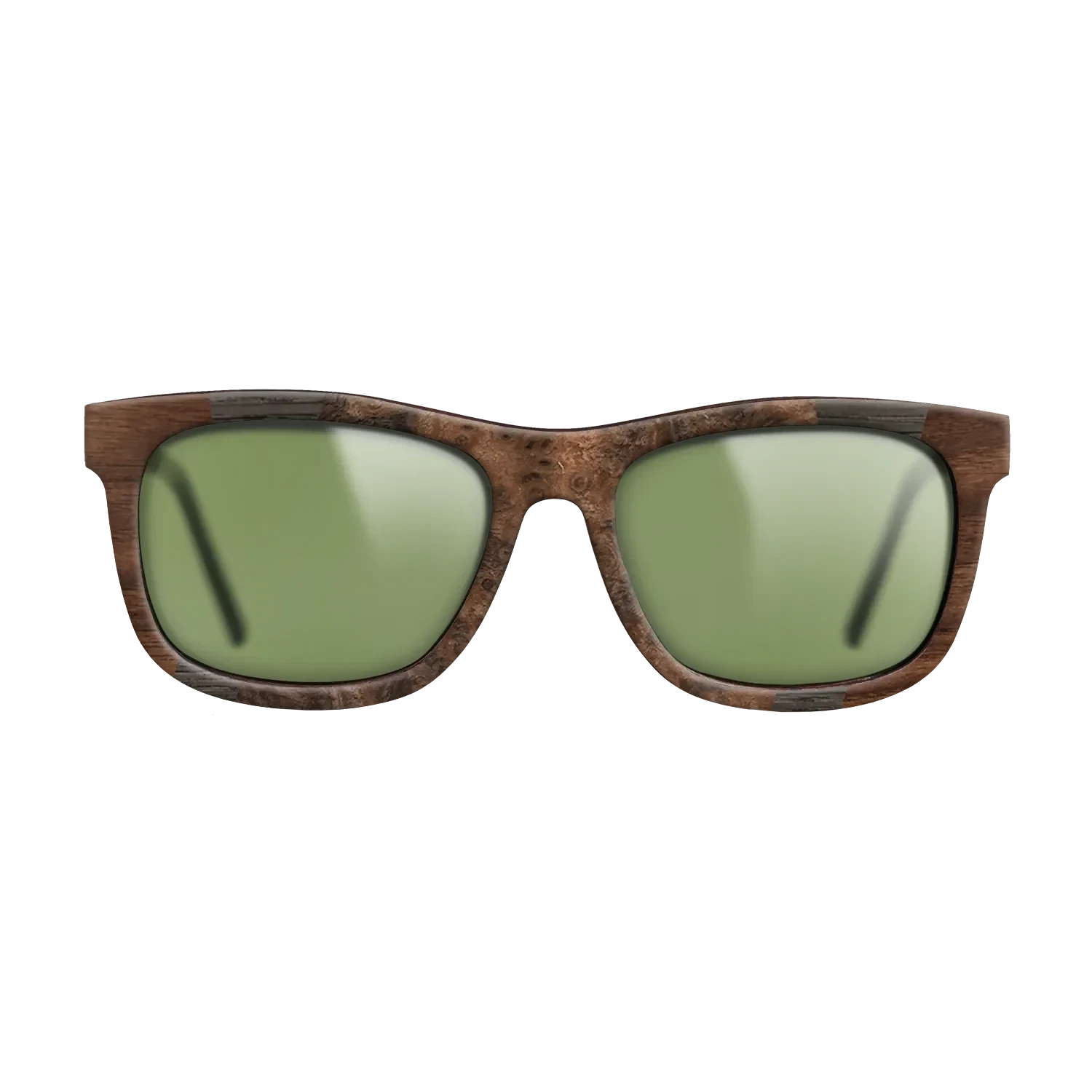 Walnut Burl,Fumed Oak,Walnut Claro Dark: Fractal - The Hero - Square - 728 - SIRIS wood optic