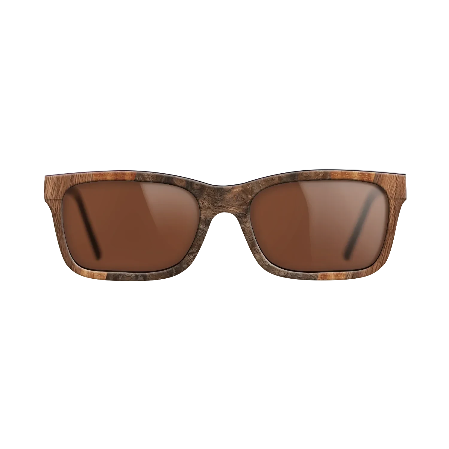 Walnut Claro Dark,Walnut Burl,Olive Burl,Koa: Fractal - The Sage - Rectangle - 1800 - SIRIS wood optic