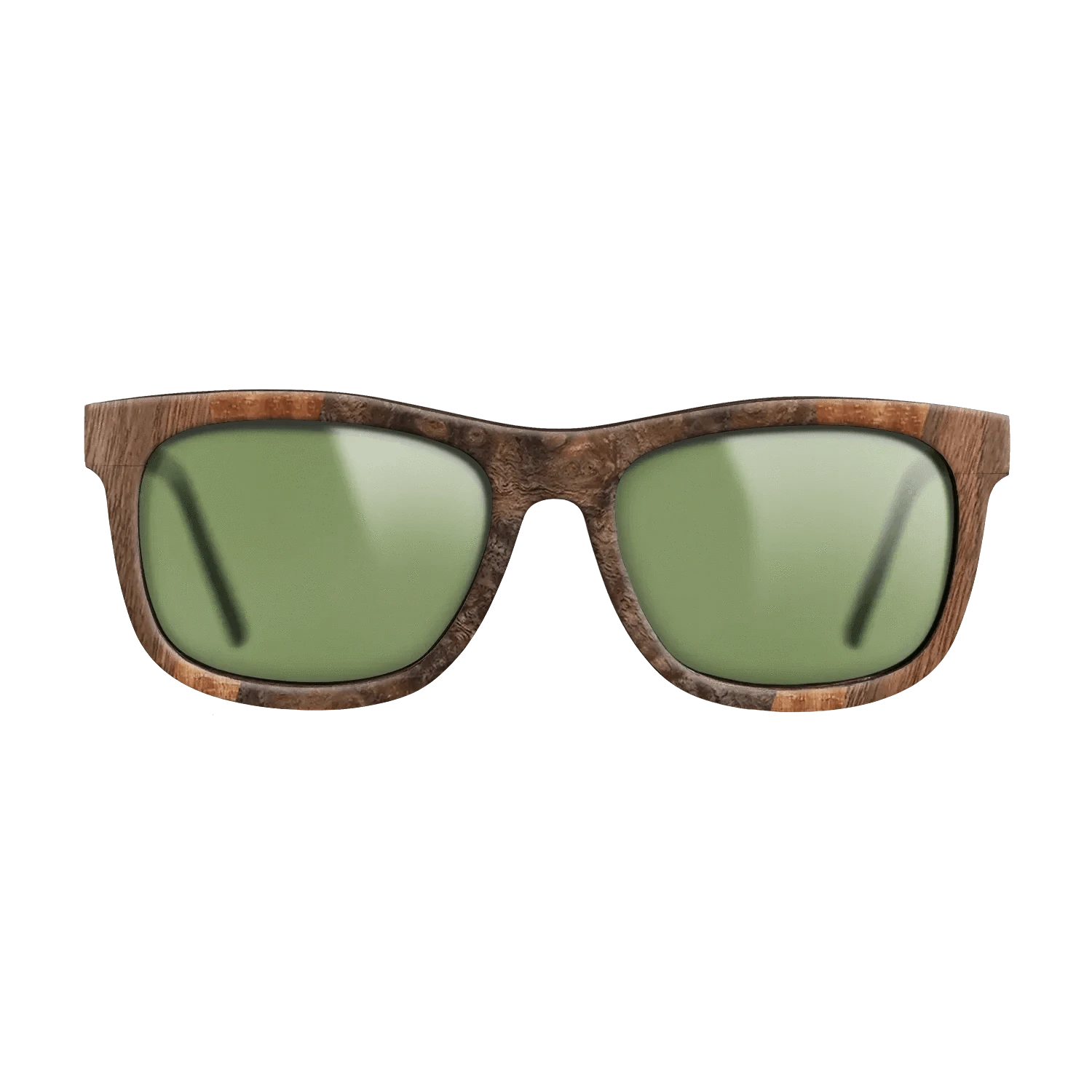 Walnut Claro Dark,Walnut Burl,Olive Burl,Koa: Fractal - The Hero - Square - 1800 - SIRIS wood optic