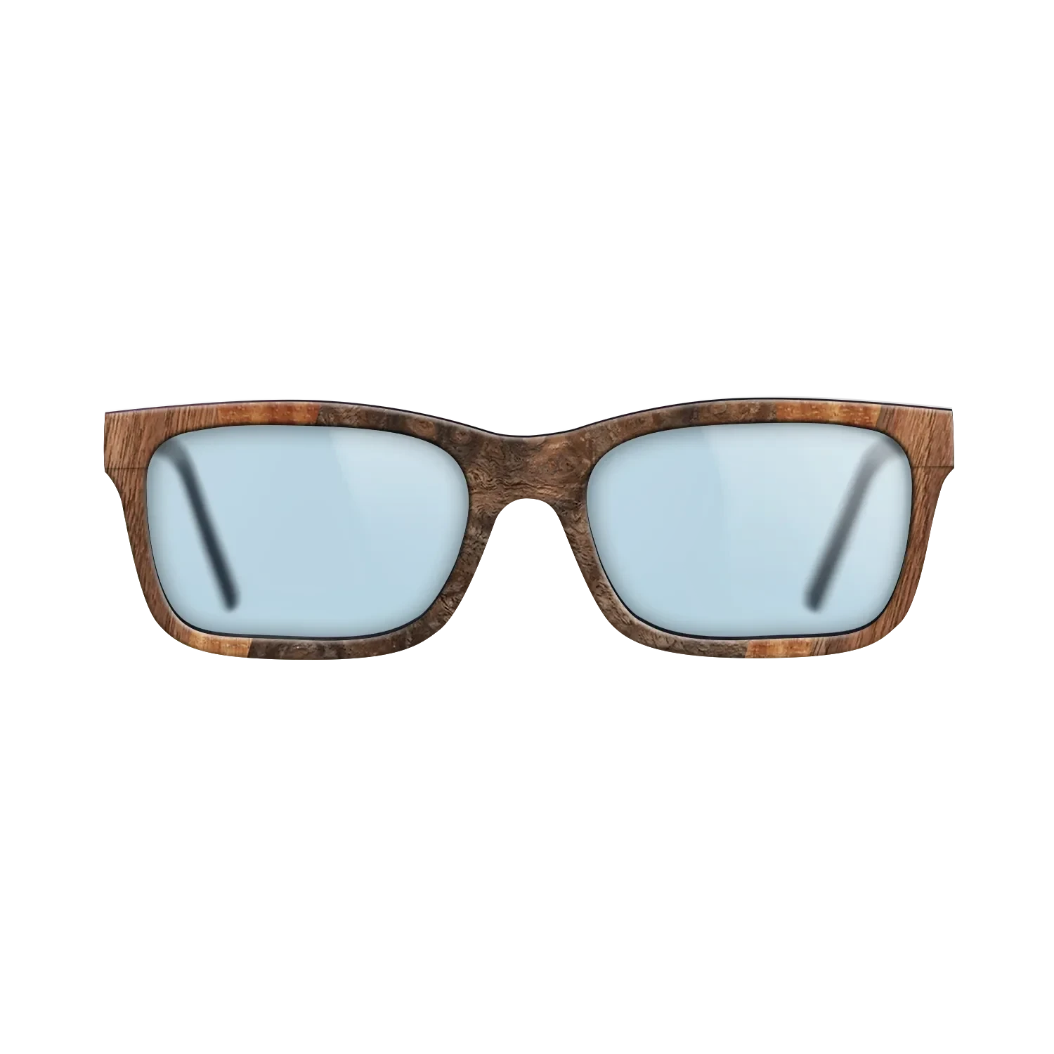Walnut Claro Dark,Walnut Burl,Olive Burl,Koa: Fractal - The Sage - Rectangle - 1800 - SIRIS wood optic