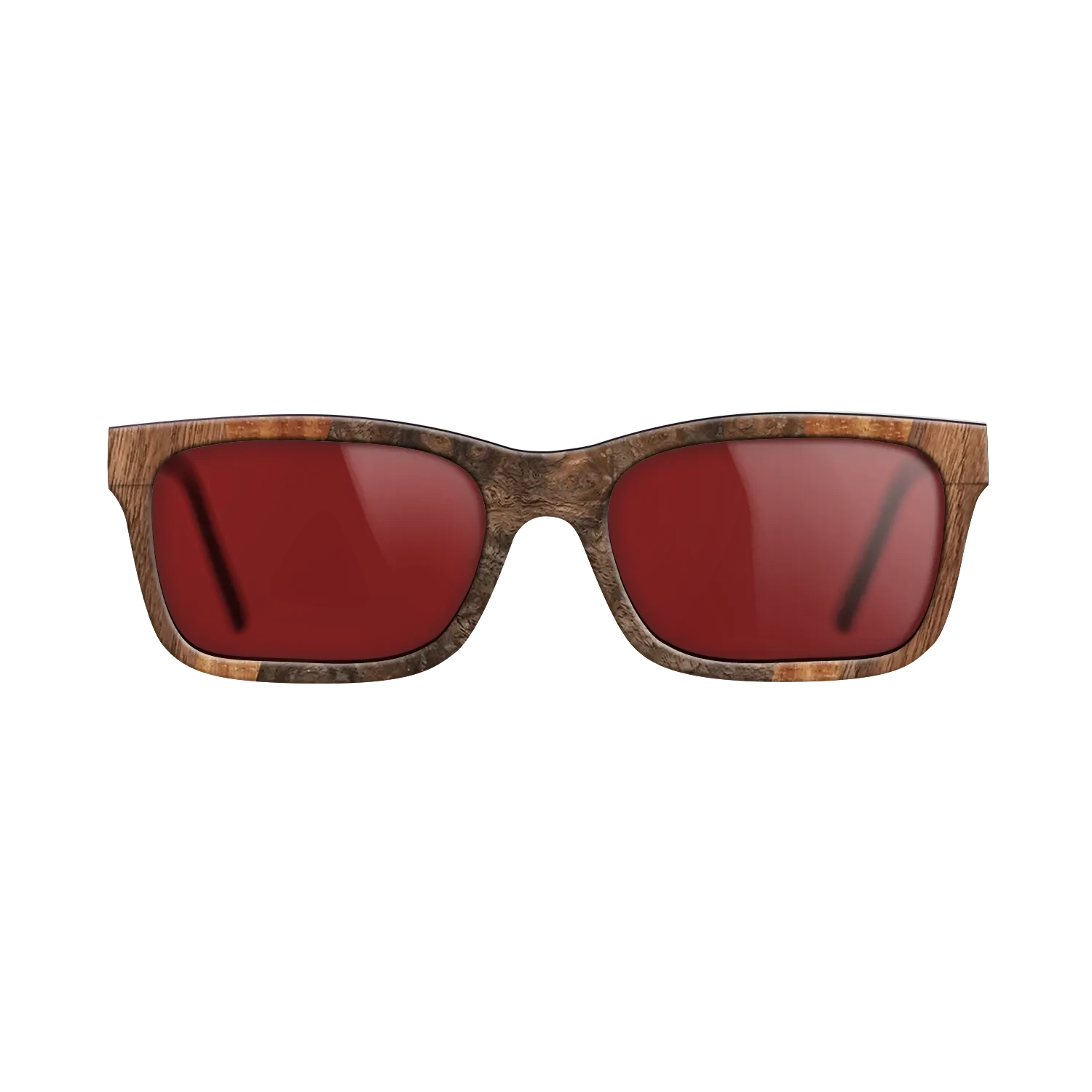 Walnut Claro Dark,Walnut Burl,Olive Burl,Koa: Fractal - The Sage - Rectangle - 1800 - SIRIS wood optic